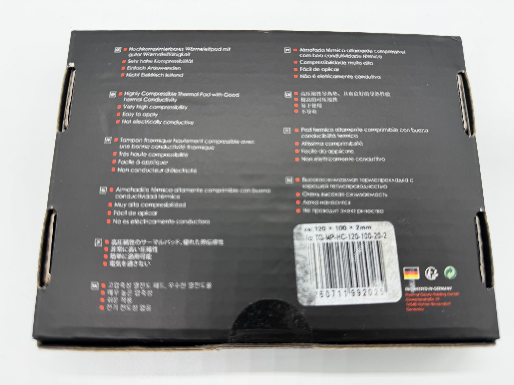 Thermal Grizzly Minus Pad High Compression – 120 × 100 × 2 mm