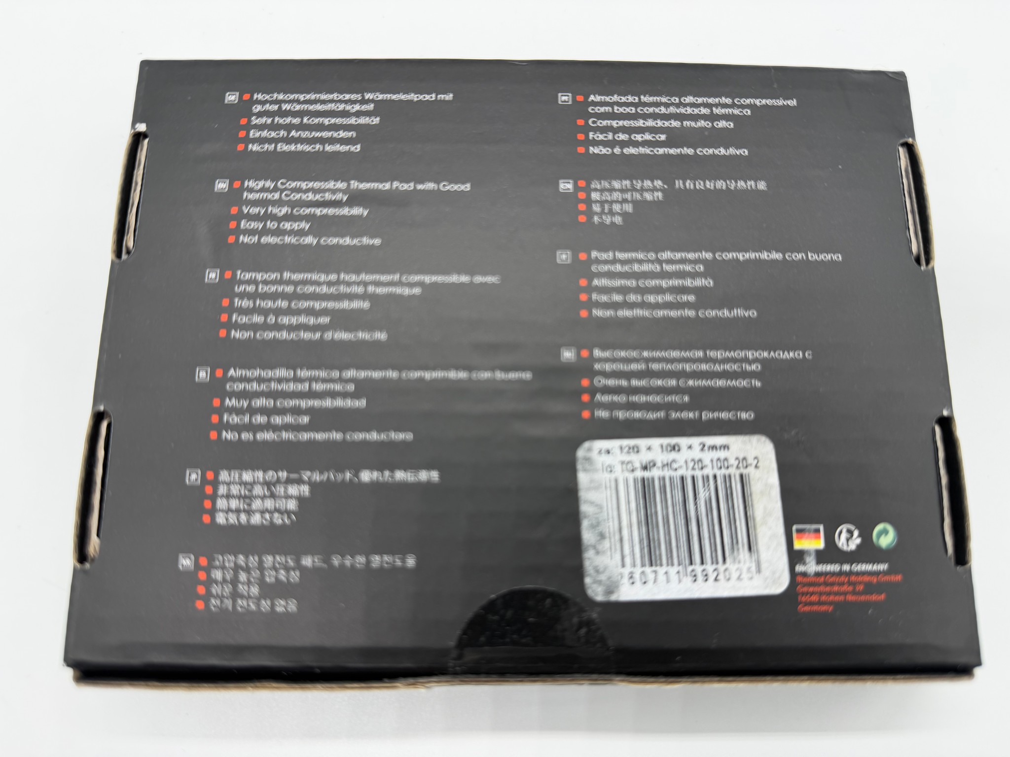 Thermal Grizzly Minus Pad High Compression – 120 × 100 × 2 mm