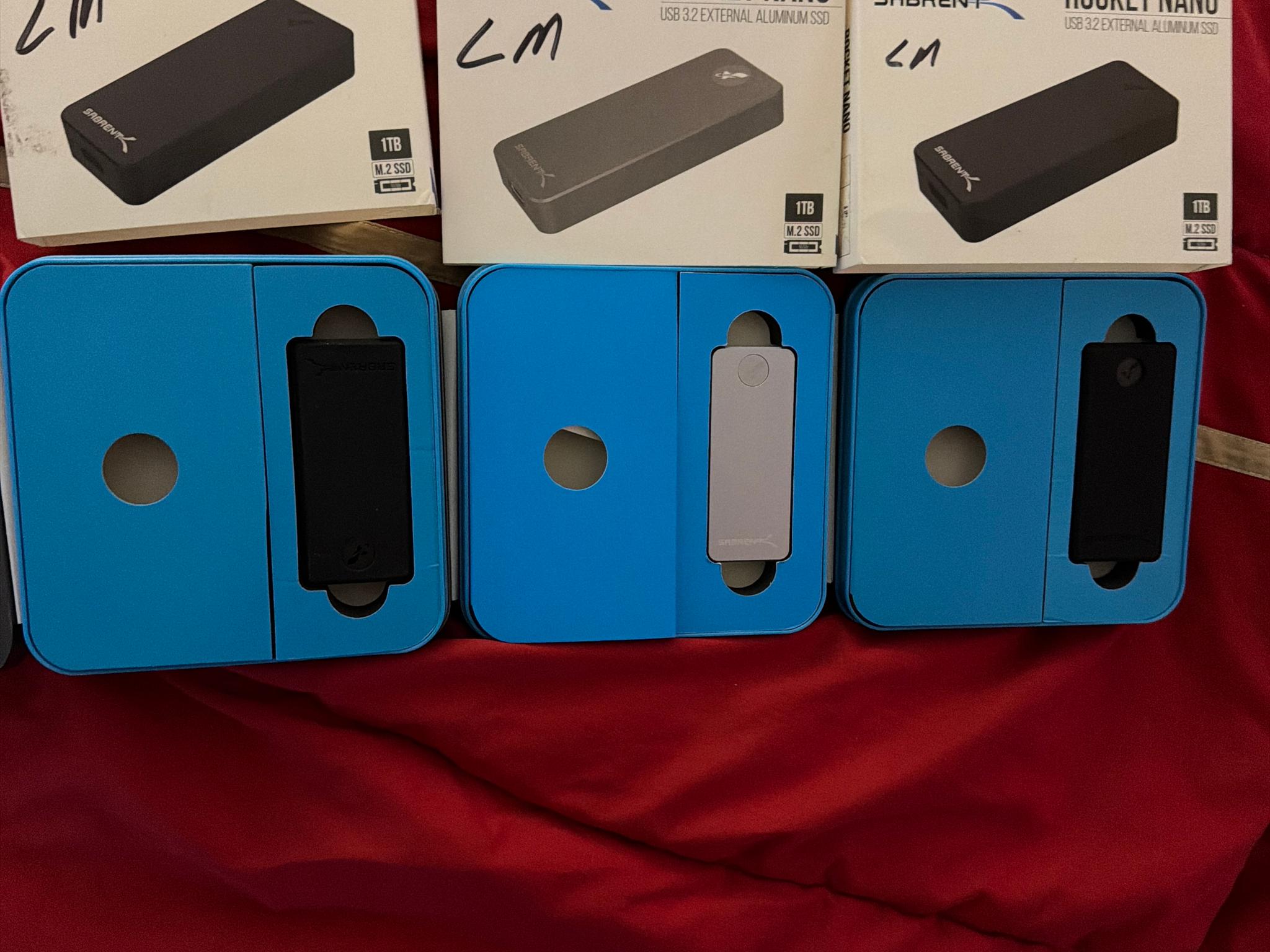 Sabrent 1TB Rocket Nano USB 3.2 External Aluminum SSD