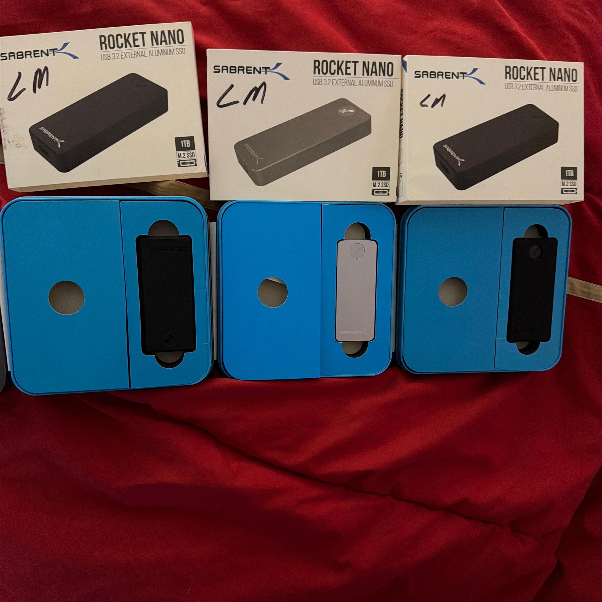 Sabrent 1TB Rocket Nano USB 3.2 External Aluminum SSD