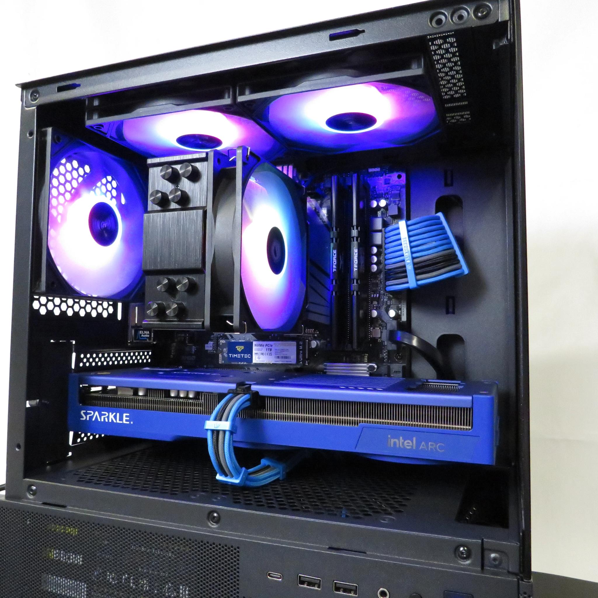 Ultimate Battlemage Gaming all new parts: Ryzen 5 5600 + Intel Arc B580 + 16 GB DDR4 + 1 TB NVME SSD