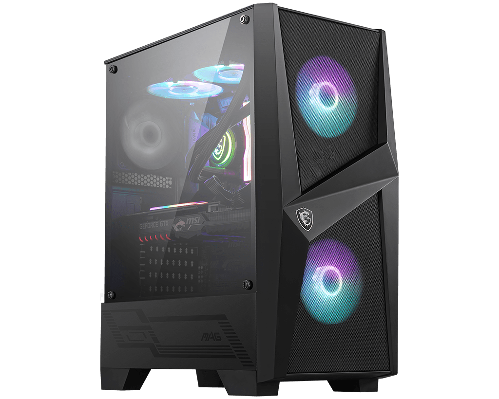 Open Box MSI MAG Forge 100R Mid Tower Gaming Case with ARGB fans
