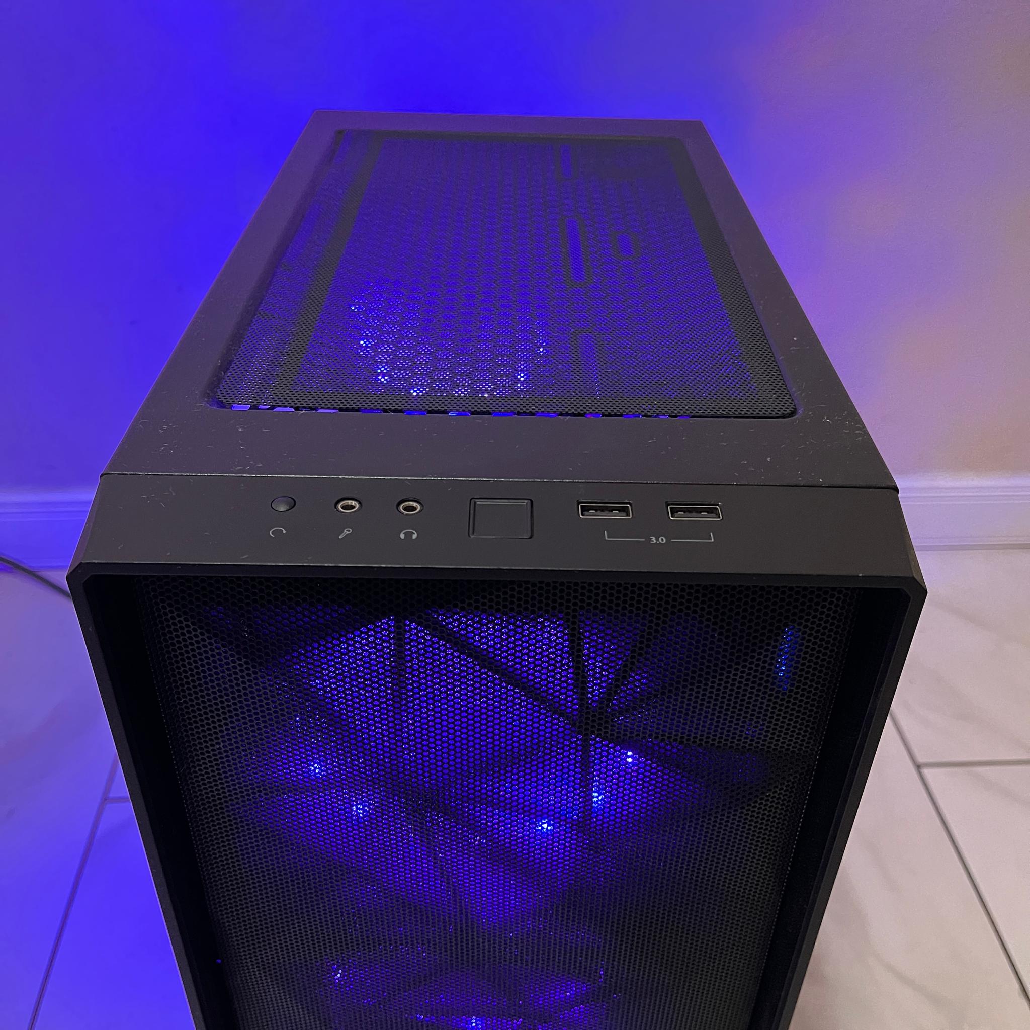 🔥🖥️ Budget Gaming PC – RGB Case, Intel i5-6500, NVIDIA GTX 1650 4GB, 1TB Storage & 16 GB RAM🔵🔥
