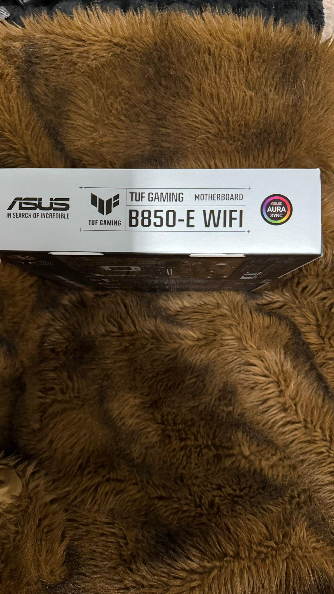 ASUS TUF GAMING B850-E WIFI6E AMD AM5 ATX Motherboard Unopened Box New
