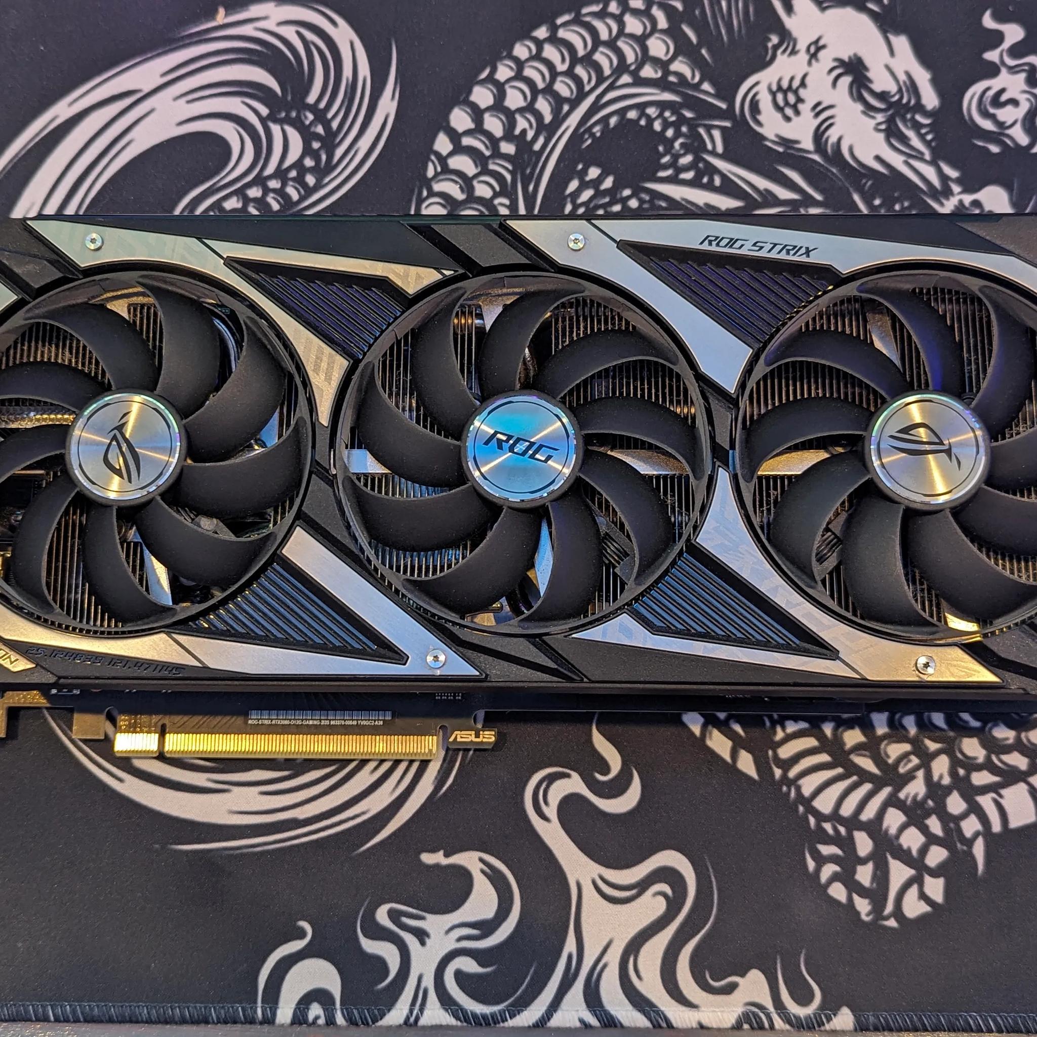 ASUS ROG Strix GeForce RTX 3060 OC Edition 12GB GDDR6 Graphics Card