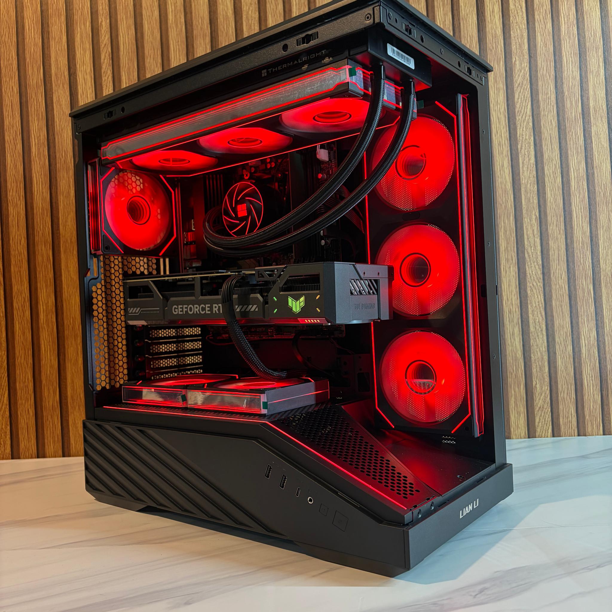 RTX 5070 |  RYZEN 7 7800X3D | 16GB DDR5 | 750w PSU | 1TB NVME | 360MM AIO