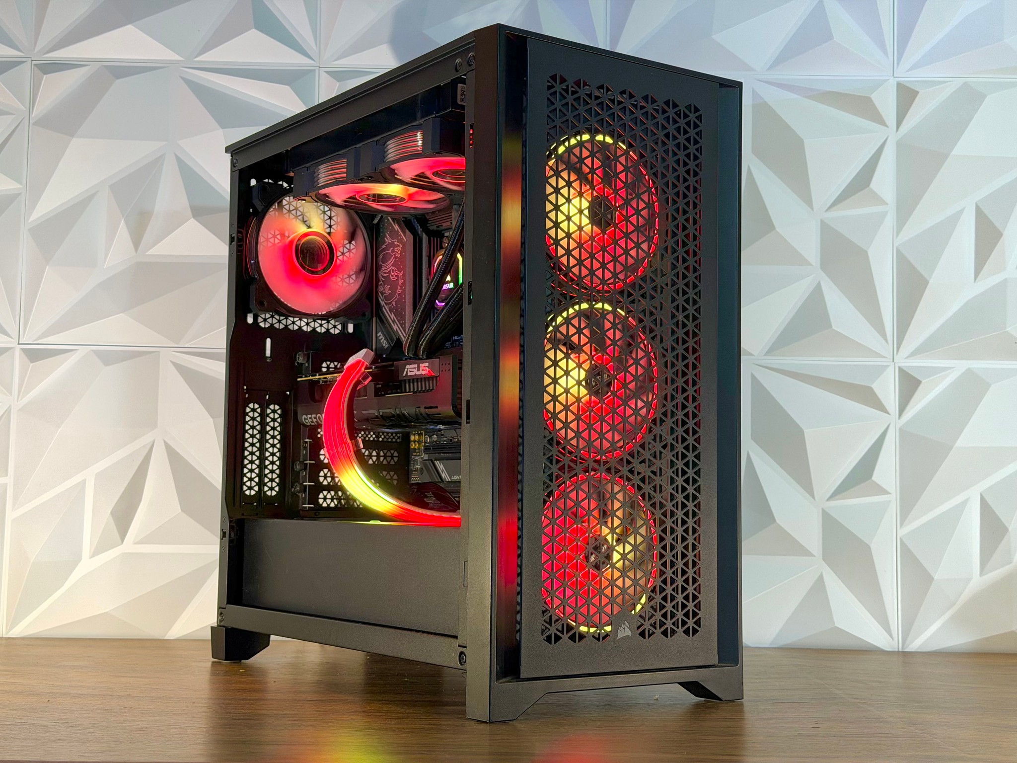 🔥 i9-12900 | RTX 5060 | 16GB DDR5 | 1TB SSD | Windows 11 Pro "CRIMSON CORE” Gaming PC 🔥