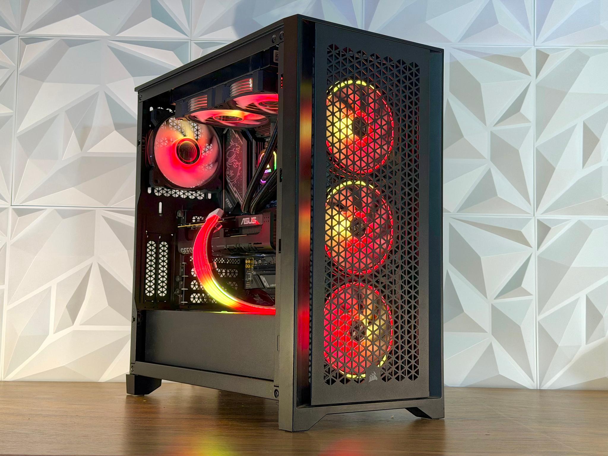 🔥 i9-12900 | RTX 5060 | 16GB DDR5 | 1TB SSD | Windows 11 Pro "CRIMSON CORE” Gaming PC 🔥