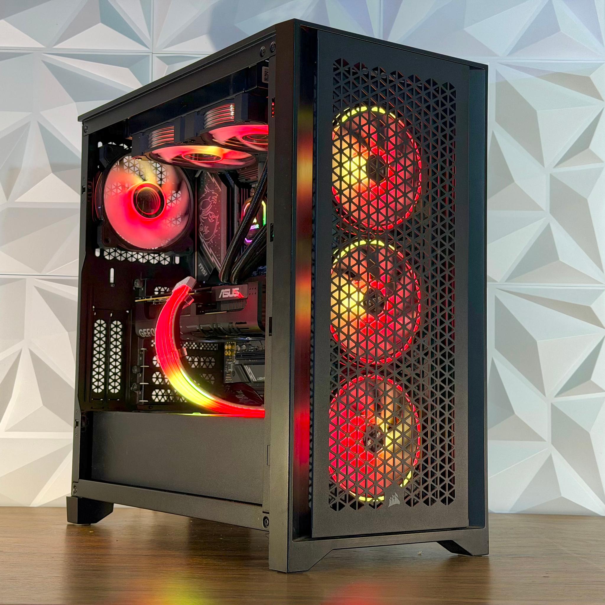 🔥 i9-12900 | RTX 5060 | 16GB DDR5 | 1TB SSD | Windows 11 Pro "CRIMSON CORE” Gaming PC 🔥