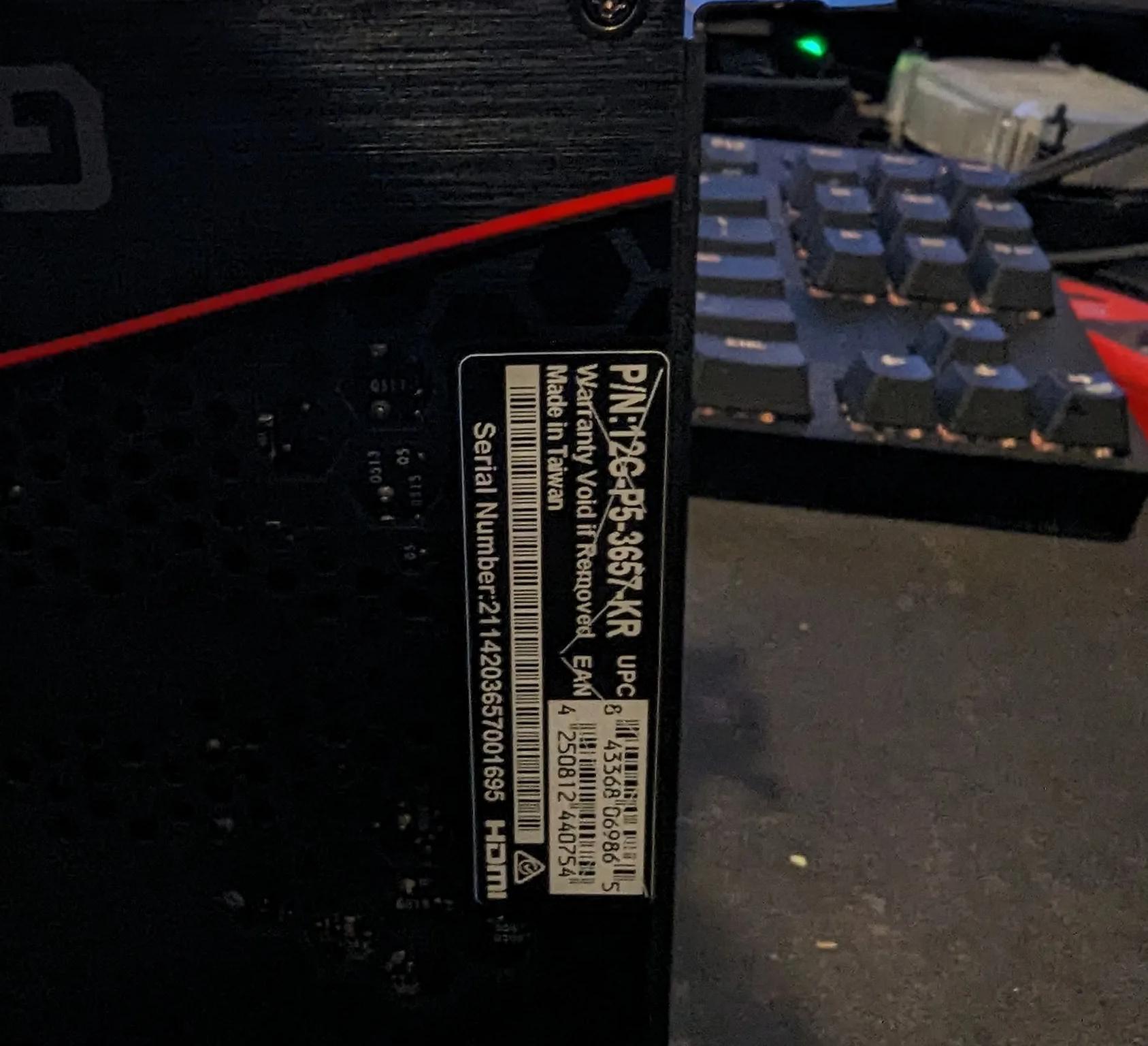 EVGA XC GAMING GeForce RTX 3060 12GB LIGHTLY USED