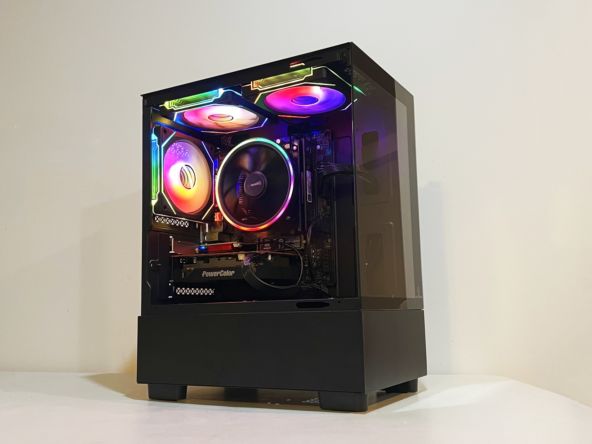 🔥SALE🔥 R5-4500|RX 6500XT|16GB RAM|WIFI|ARGB Fans|-DepxTech Pre-Built PC