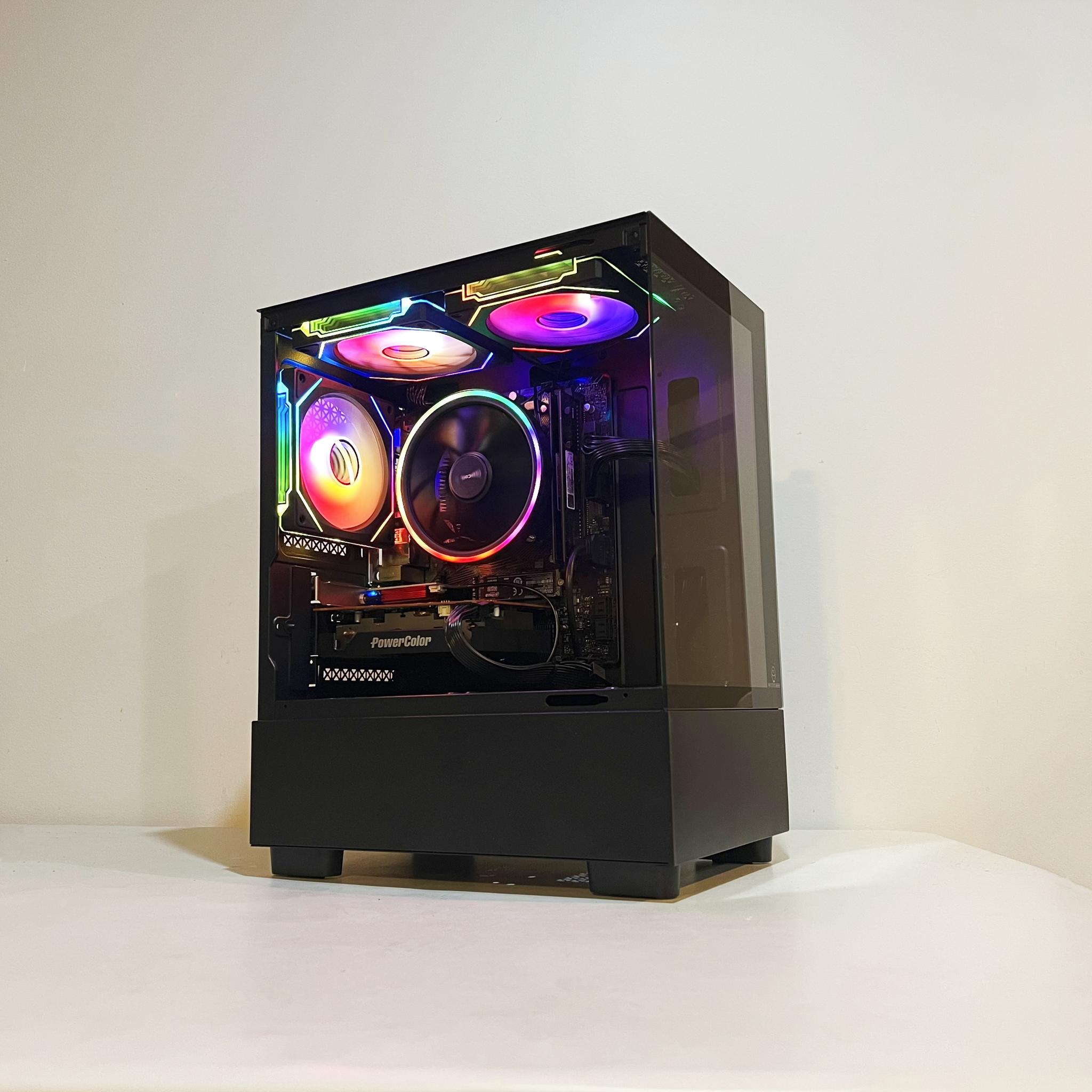 🔥SALE🔥 R5-4500|RX 6500XT|16GB RAM|WIFI|ARGB Fans|-DepxTech Pre-Built PC
