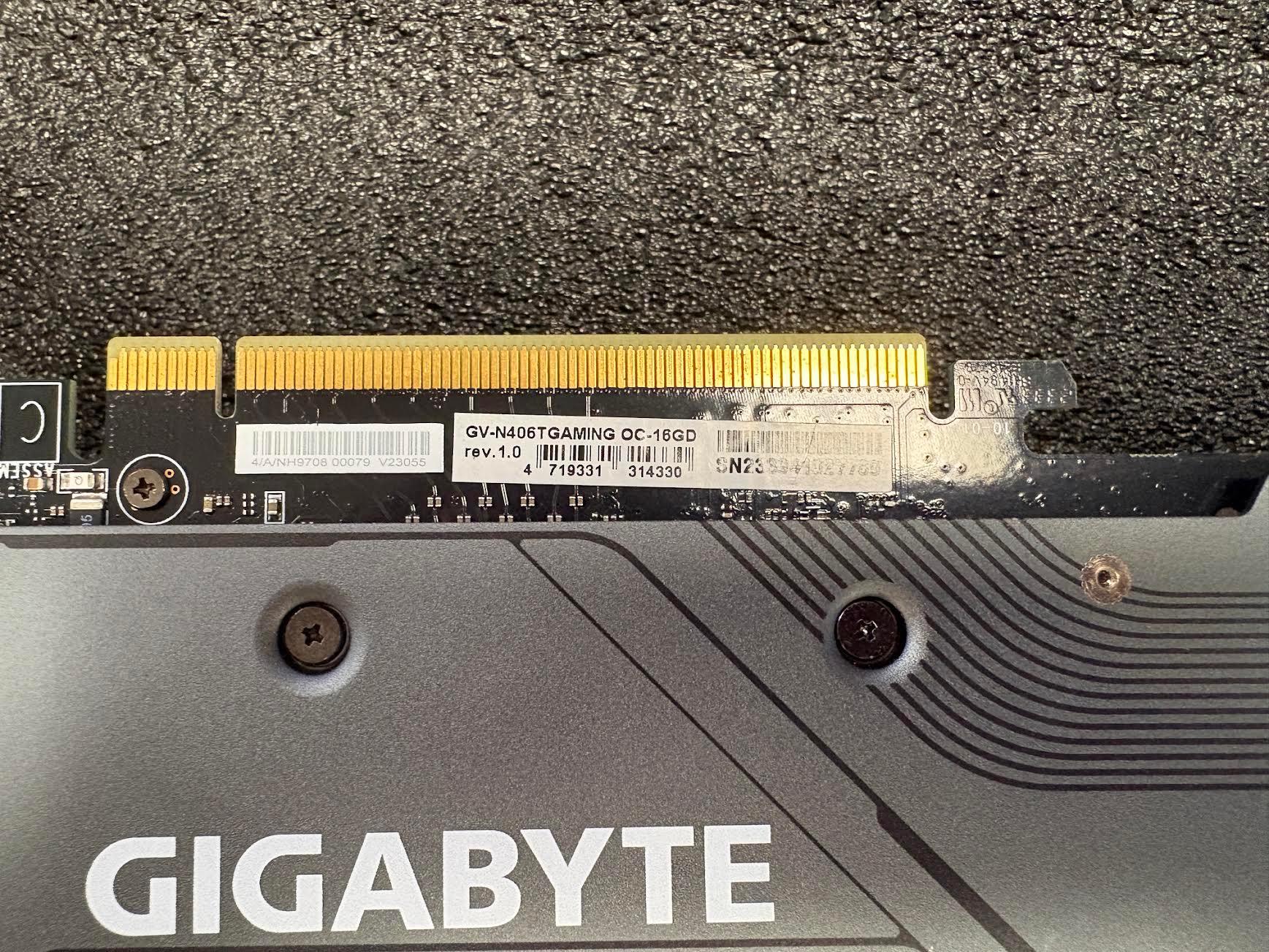 GIGABYTE GeForce RTX 4060Ti GAMING OC 16G-USED
