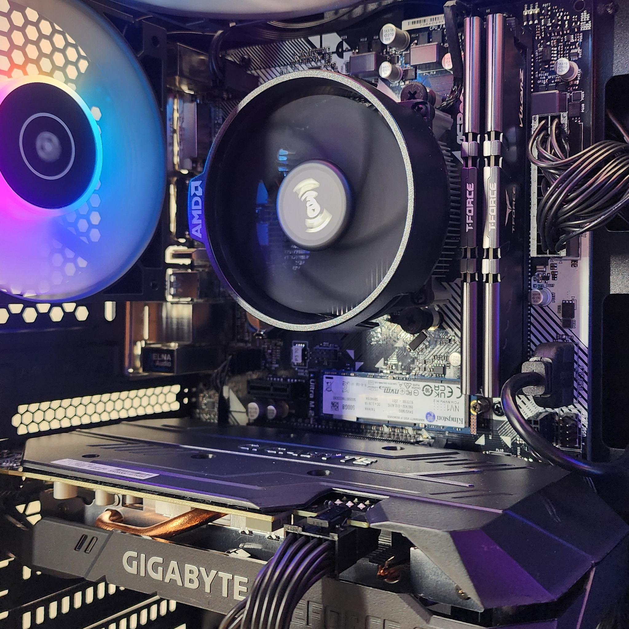 Gaming PC Ryzen 5 3600 16GB RAM 500GB SSD GTX 1660 Ti 6GB Windows 11 Computer