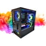 CLEARANCE: RX 580 8GB + Ryzen 5 + 512GB SSD + 16GBs RAM + 3 RGB Fans ( Black RGB Gaming PC )