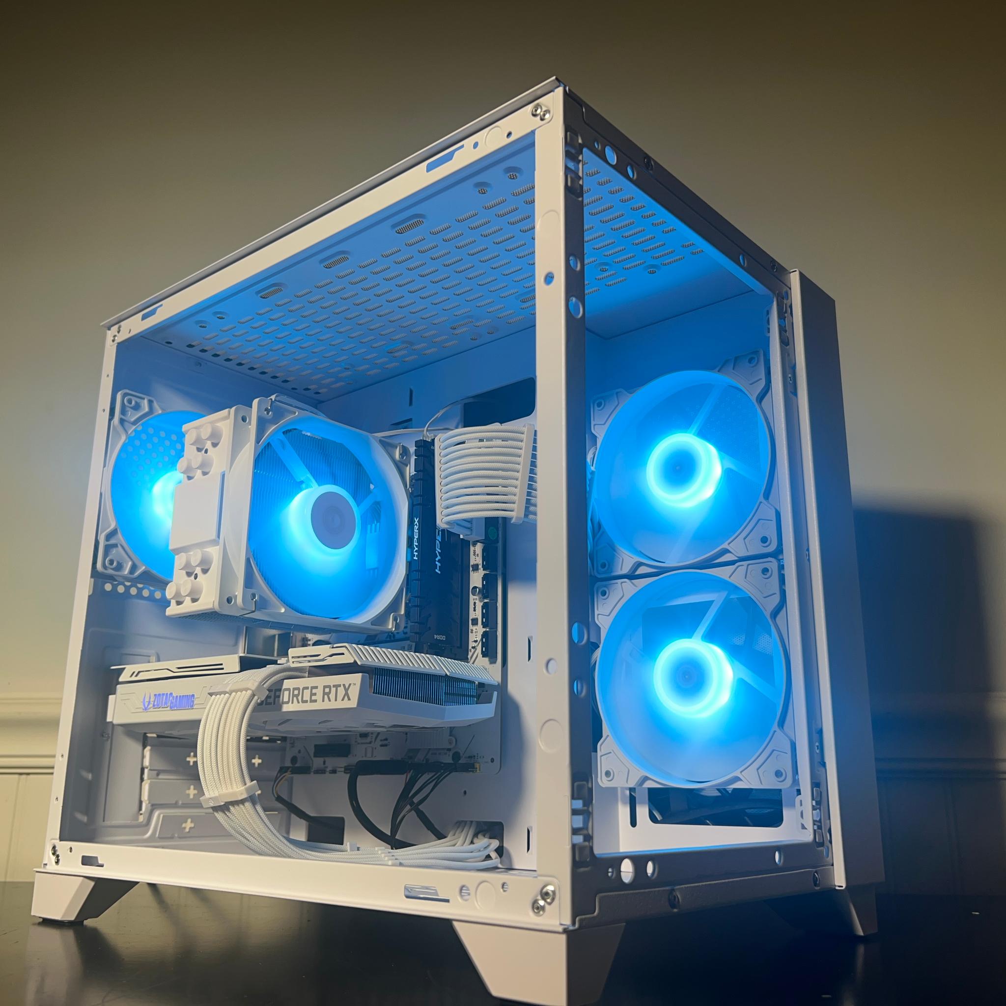 ⚪️Whiteout Midrange RTX Gaming PC | Rtx 3060 12gb | Ryzen 5 3600 | 32gb Ram | WiFi | Windows 11 Pro