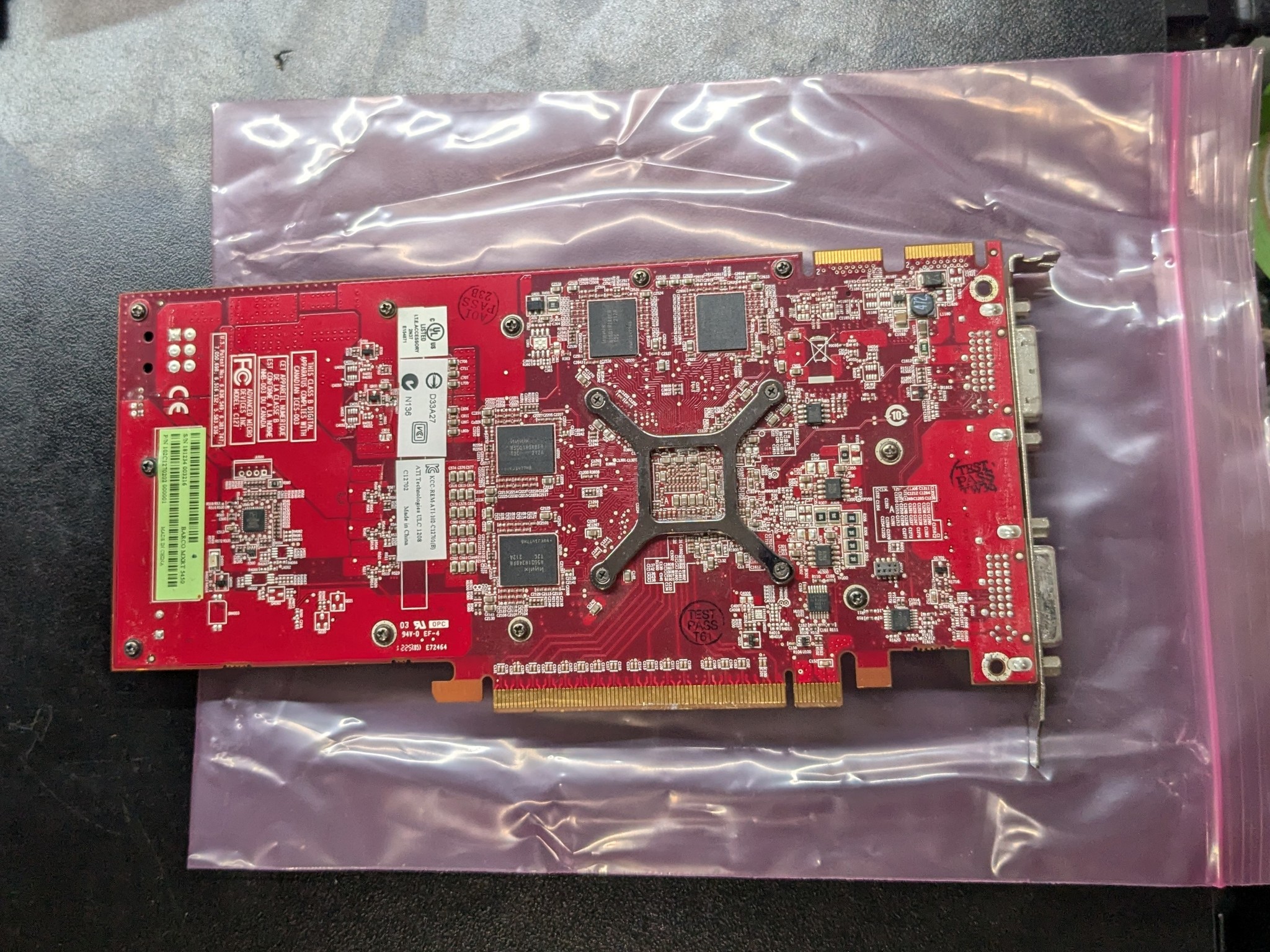 Barco MXRT 5450 / ATI FirePro V5800 DVI - tested - 1GB GDDR5 retro gaming