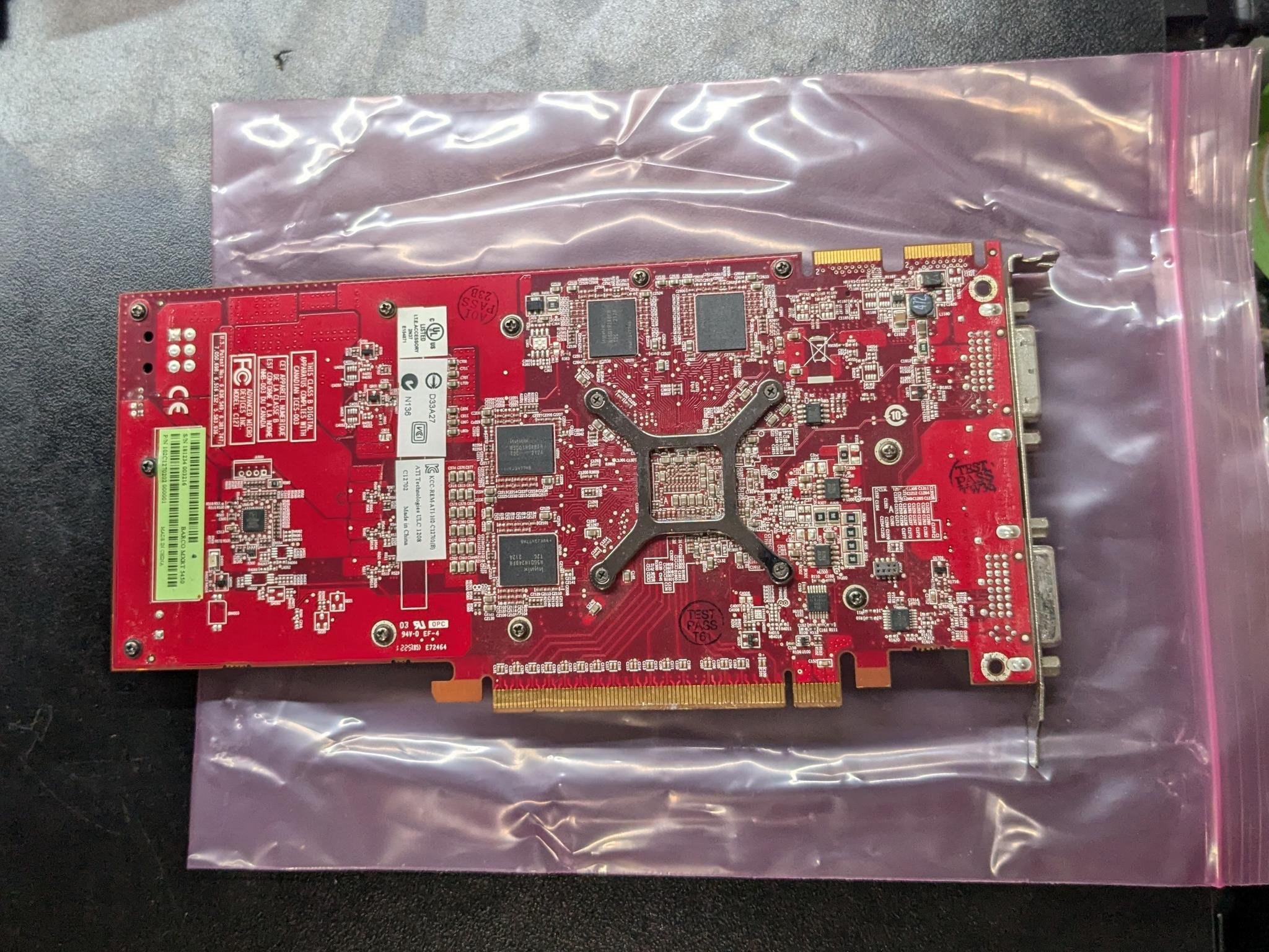 Barco MXRT 5450 / ATI FirePro V5800 DVI - tested - 1GB GDDR5 retro gaming