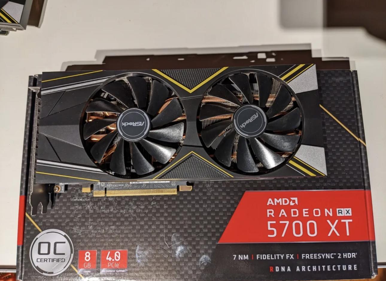 RX 5700 XT 8GB GDDR6 Graphics Card ASRock