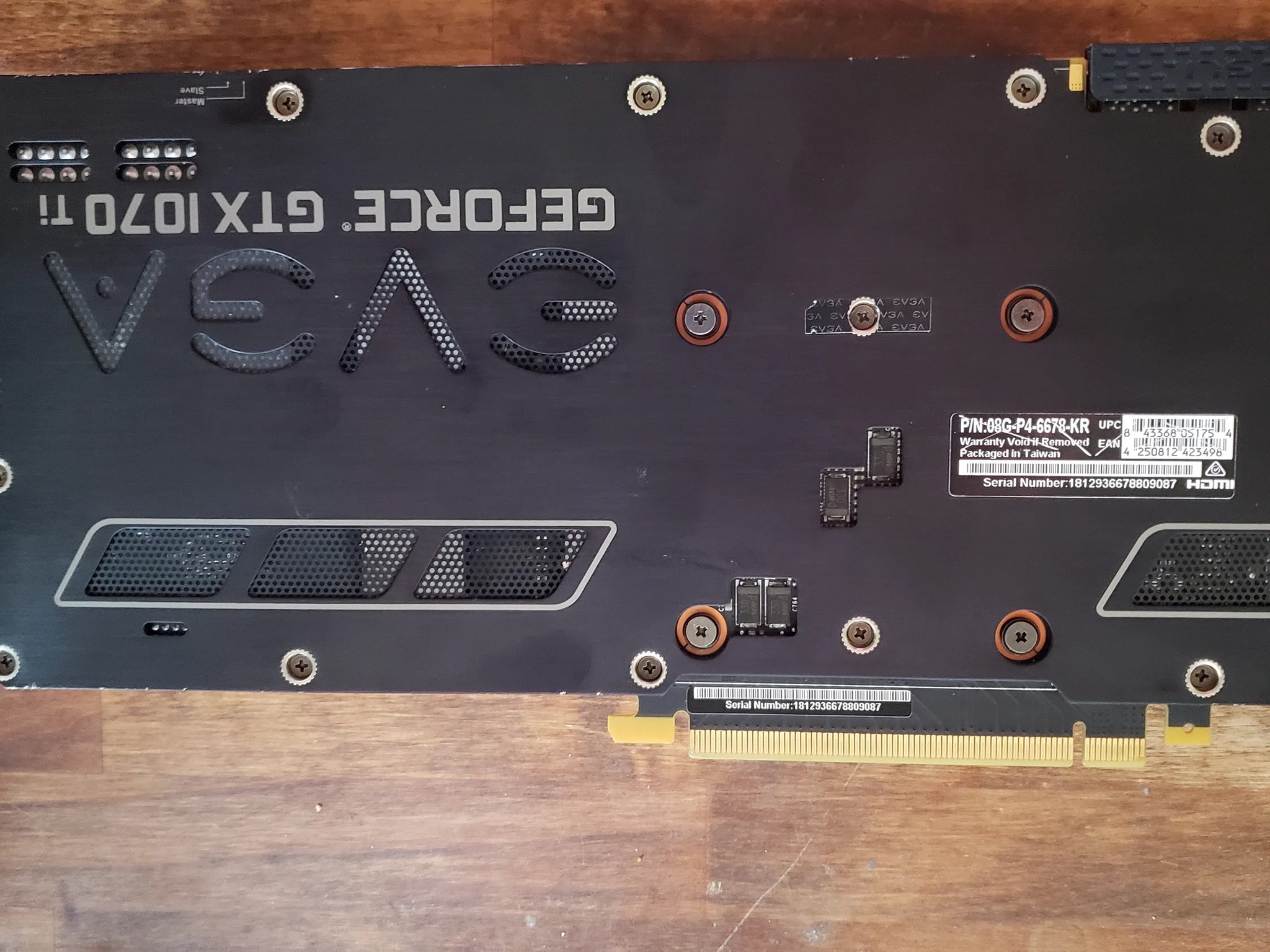 Evga GTX 1070 Ti  FTW Ultra Silent Mdl# 08G-P4-6678KR