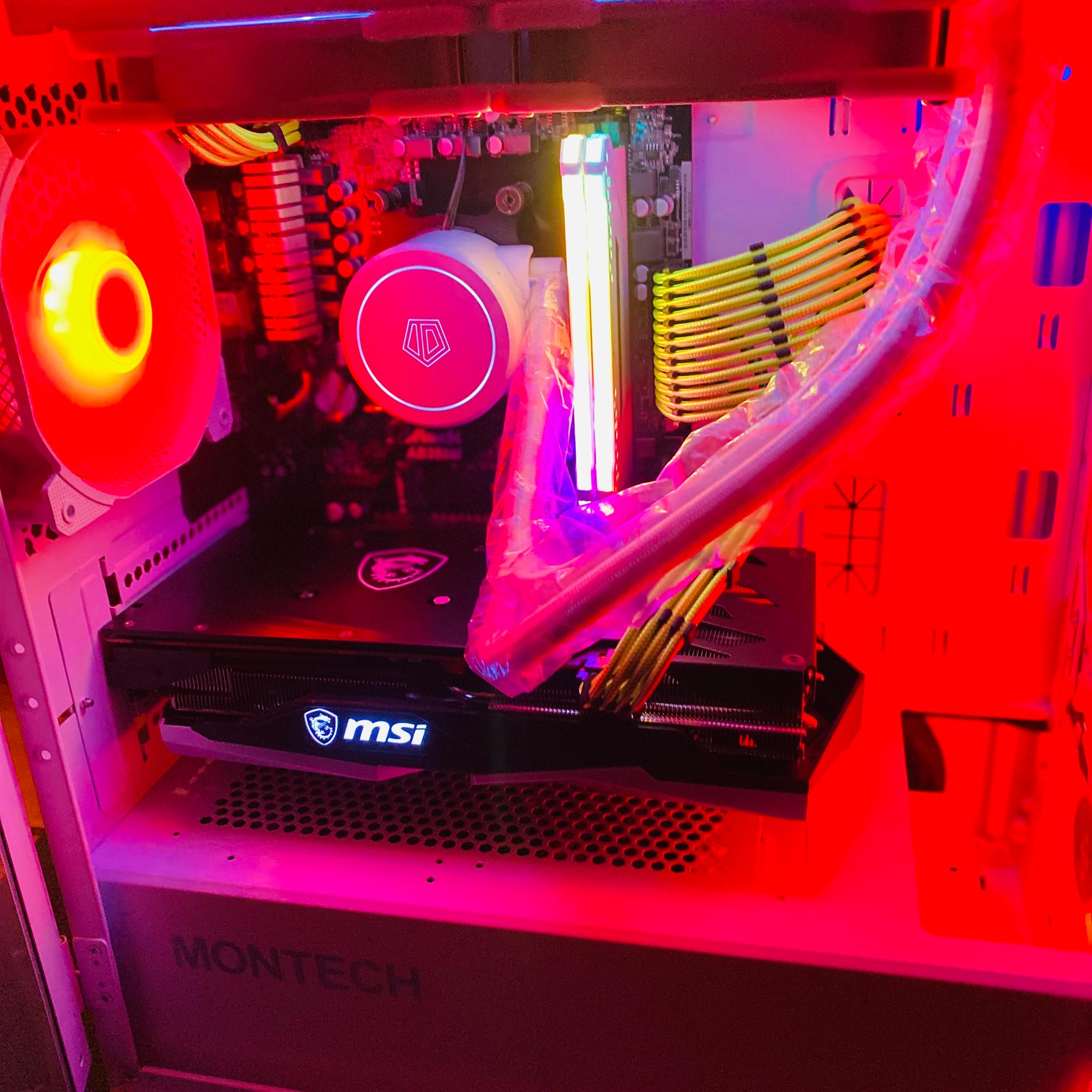 ホワイトドラゴン|RX 6650XT-Ryzen 5 5600X-16GB Corsair RGB RAM w/Over 2TB of Extra Storage 