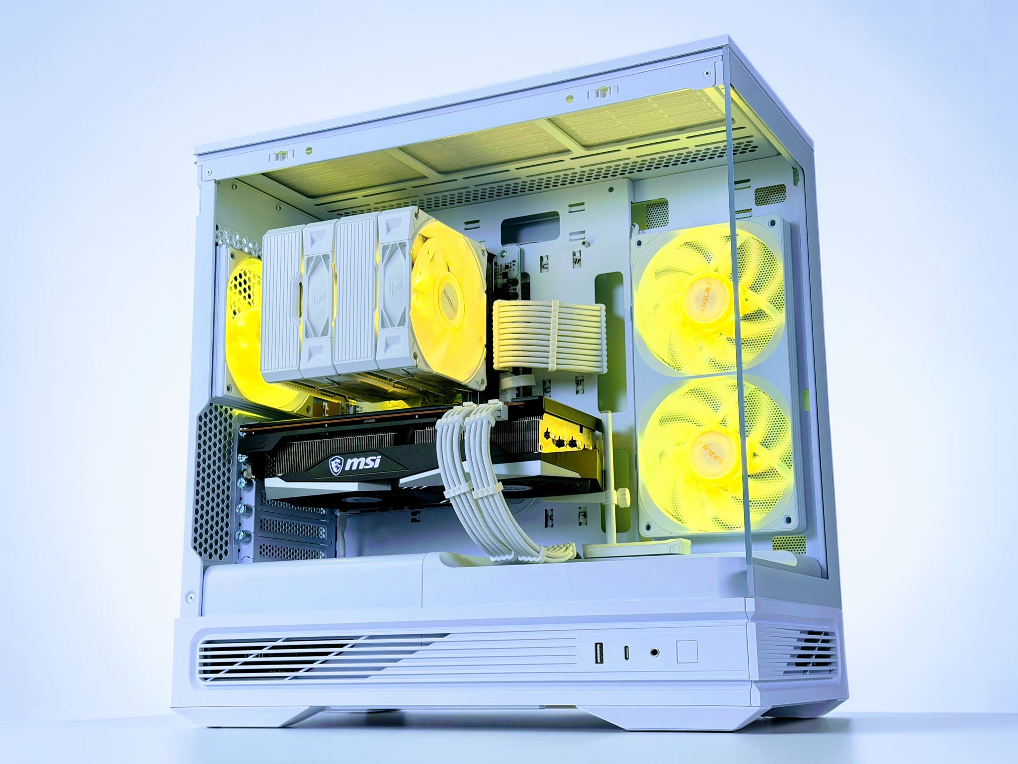🤍🧊 Iceberg🤍🧊-Gaming PC❄️AMD RX 6700 XT 12GB❄️ AMD Ryzen 5 5500❄️16GB DDR4 RAM❄️1 TB SSD
