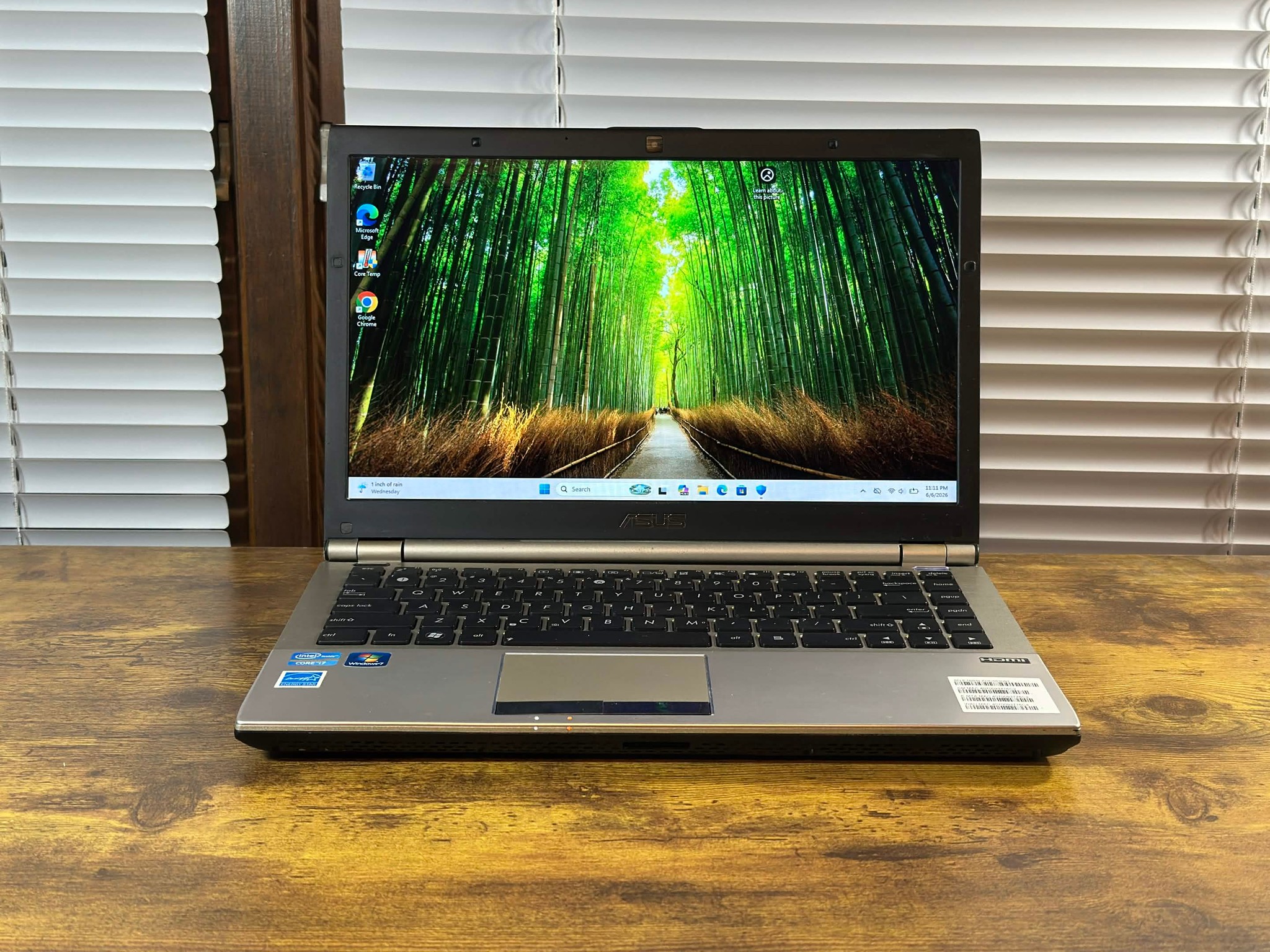 Asus U46E | Intel i7 2640M | 8GB DDR3 | 120GB SSD | Intel HD Graphics | Windows 11 | 14" Laptop