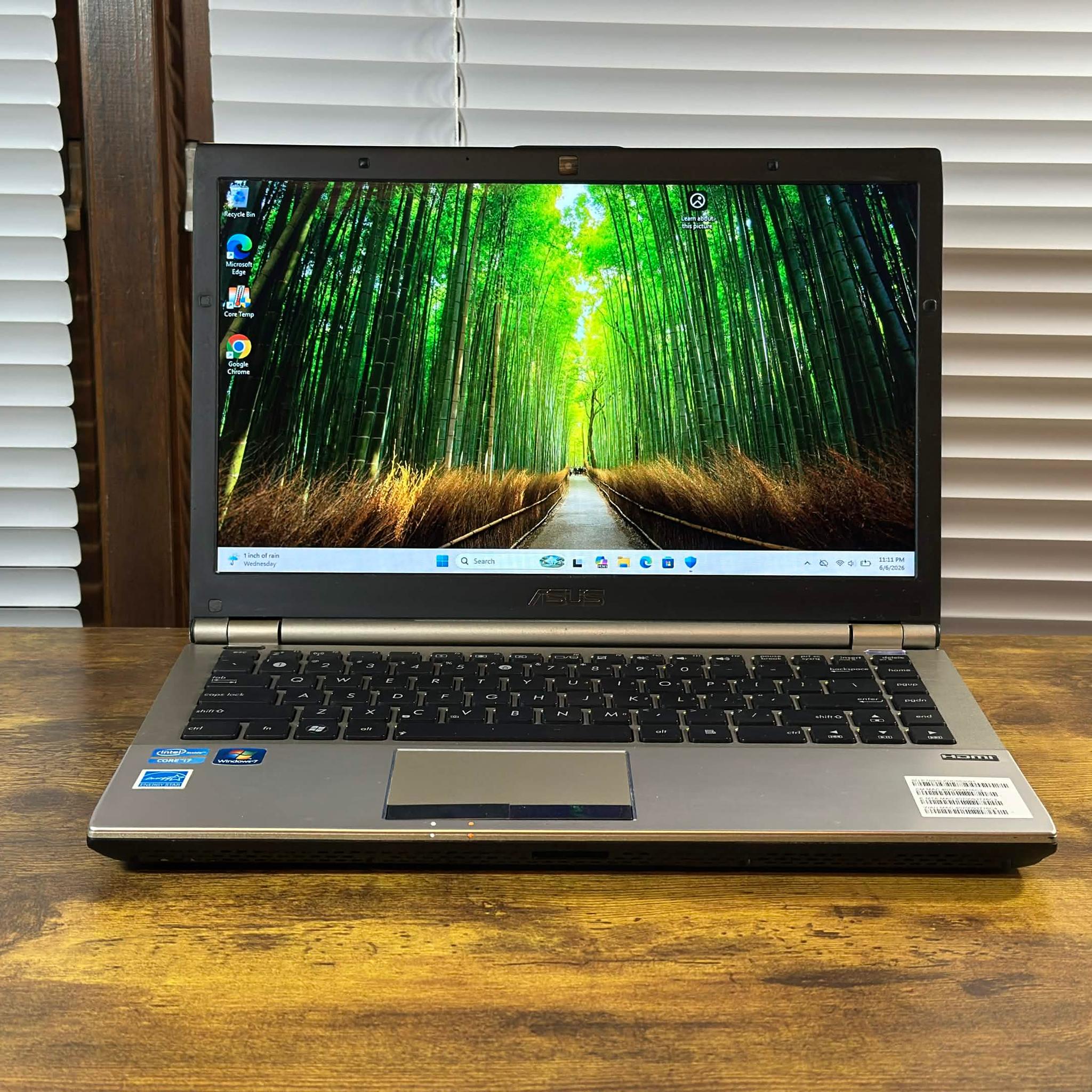 Asus U46E | Intel i7 2640M | 8GB DDR3 | 120GB SSD | Intel HD Graphics | Windows 11 | 14" Laptop