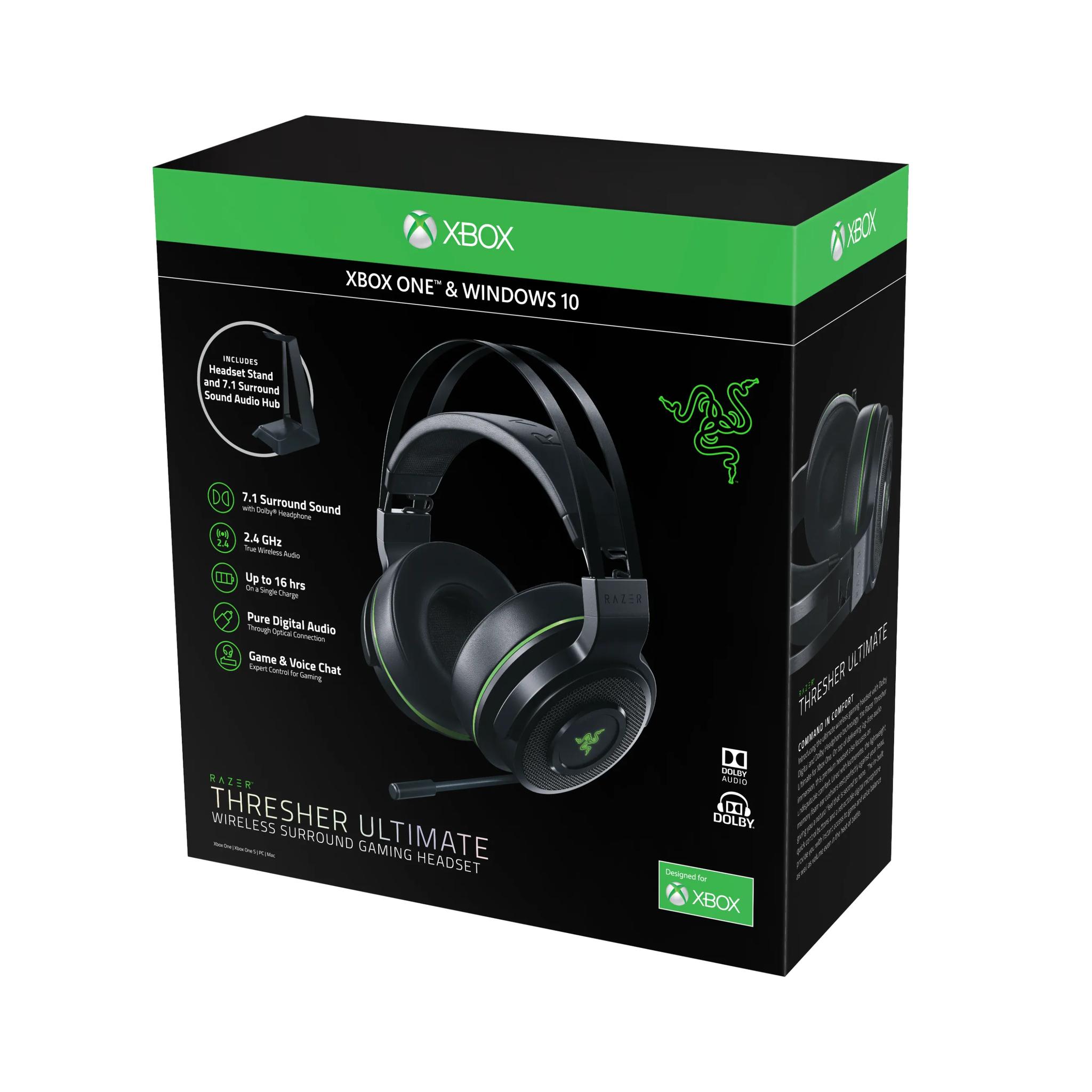 Razer Thresher Ultimate Wireless Dolby 7.1 Headset + Audio Hub PC/XBOX