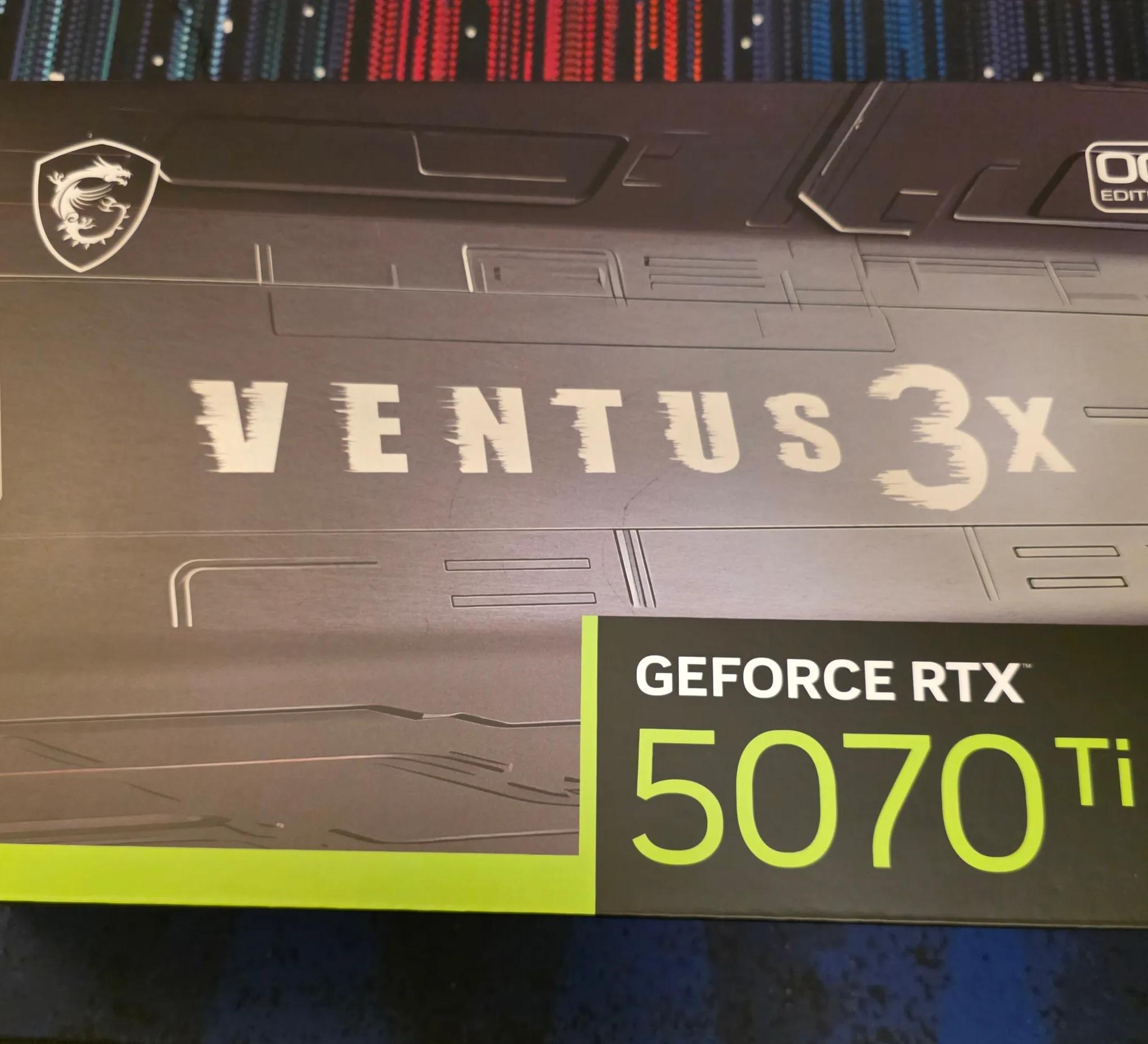 5070TI MSI Ventus 3x 16gb