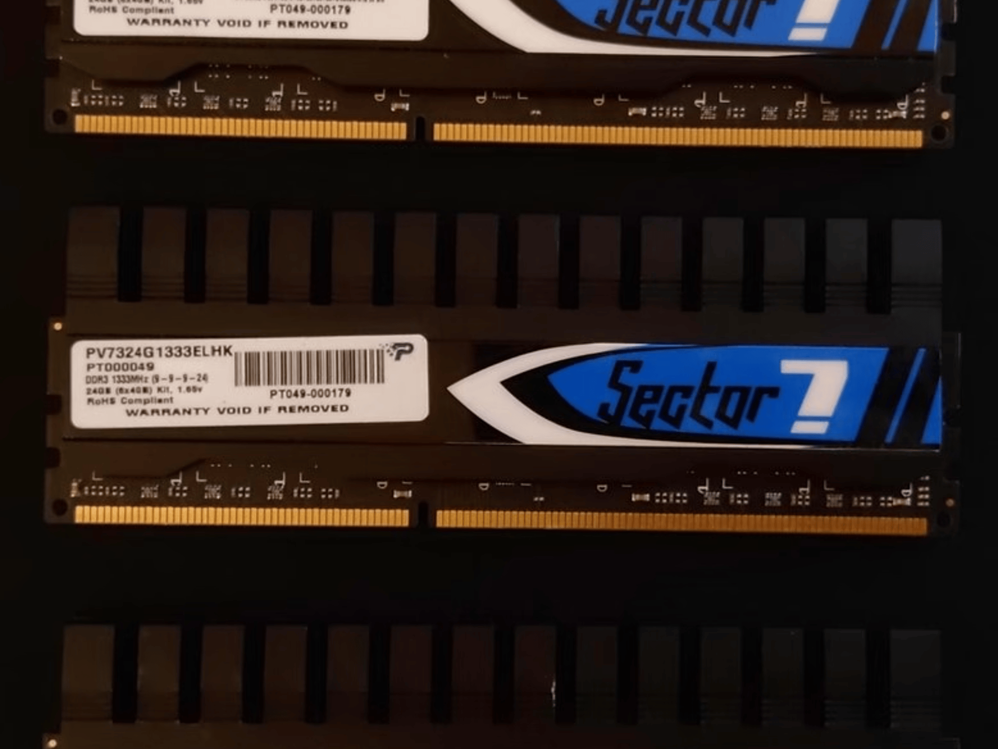 Patriot ViperII “Sector7” 12GB(3x4GB) DDR3 1333MHz CL9 RAM
