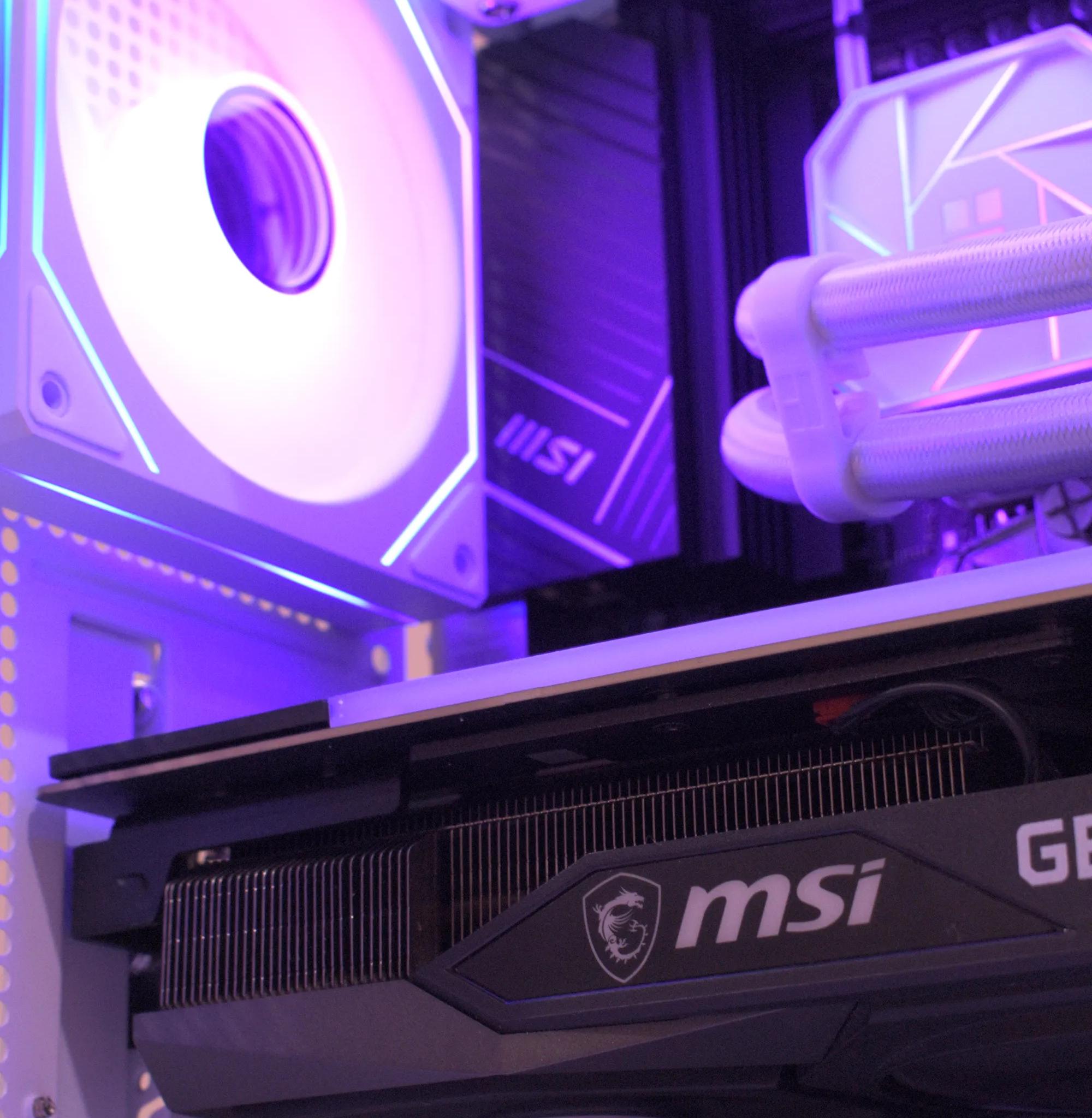 Gaming PC | Ryzen 7 7700 | RTX 3080 10GB | 32GB DDR5 | 1TB nVME SSD | 1440p White Gaming PC RGB