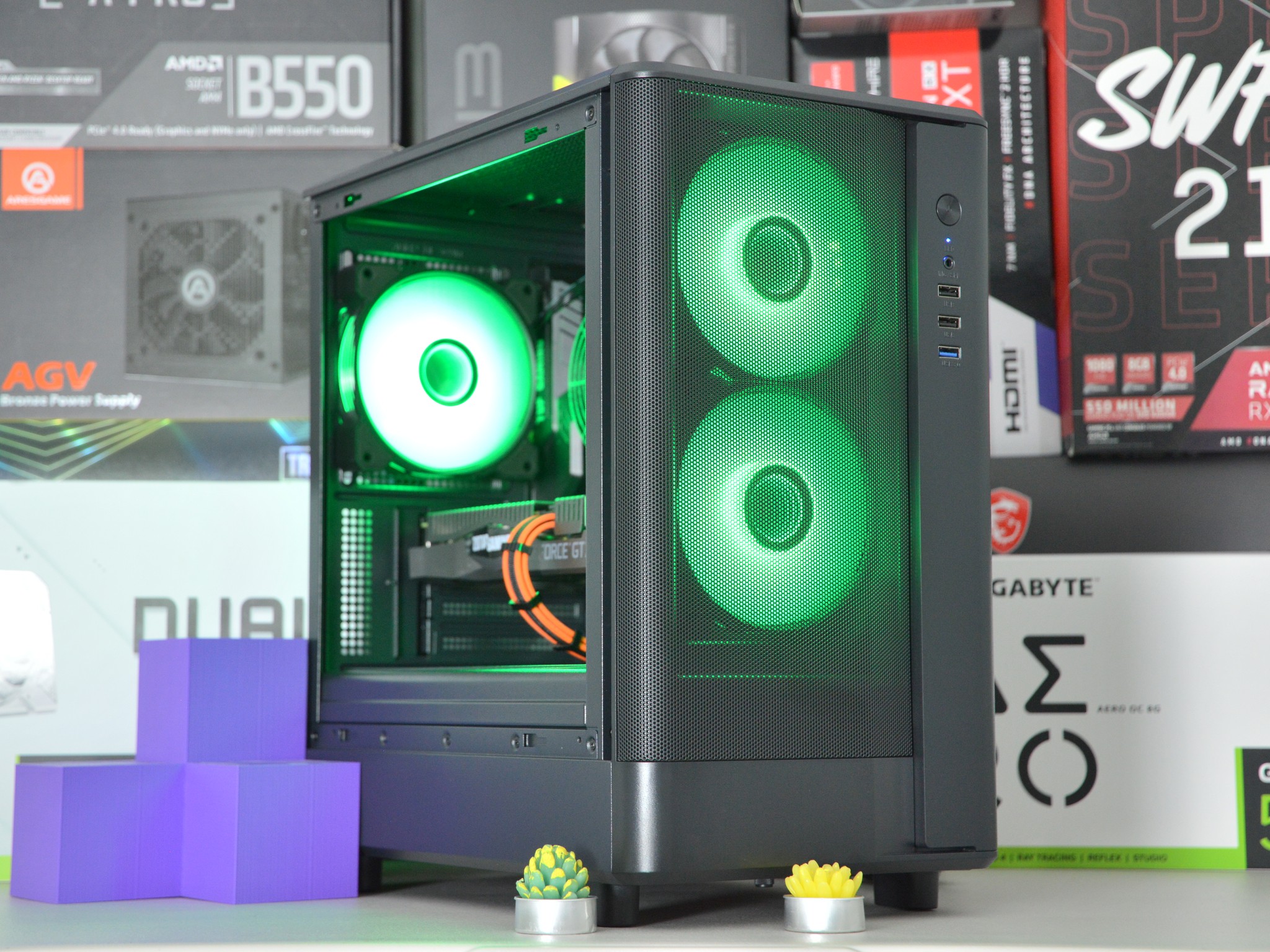 🍊⚫ | GTX 1660 Ti 6GB | INTEL i5-8600K | 16GB DDR4 RAM | 512GB SATA SSD | Citrus Noir |
