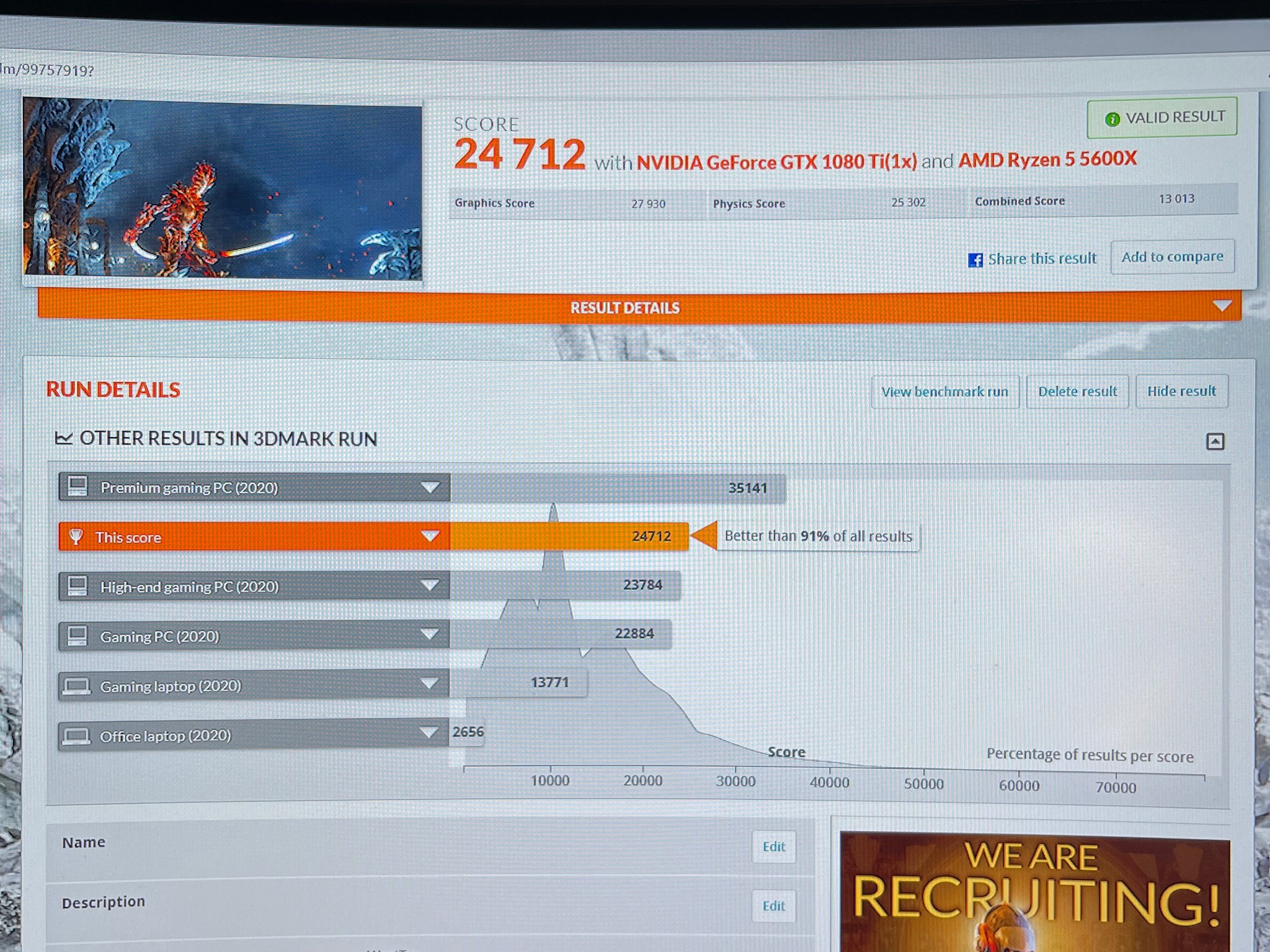 1080 Ti + Ryzen 5 5600X