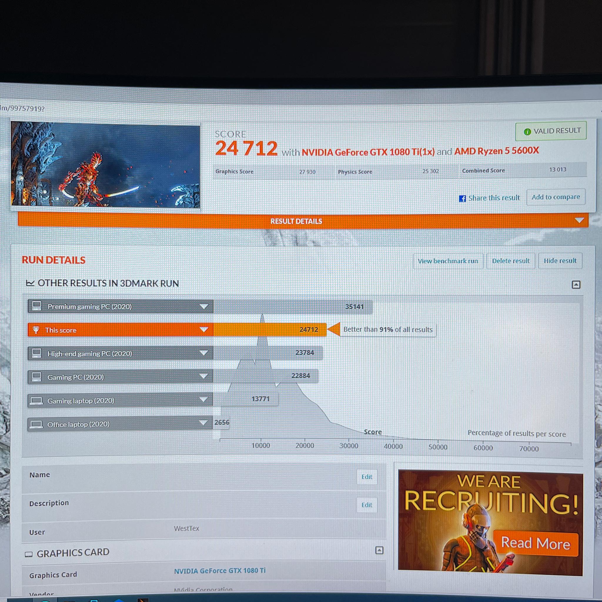 1080 Ti + Ryzen 5 5600X
