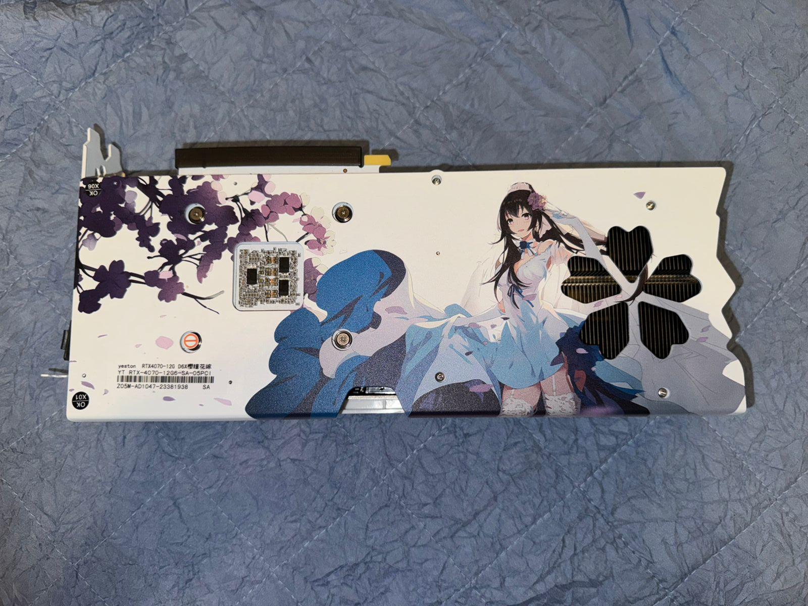 Yeston Sakura GeForce RTX 4070 12GB GDDR6X GAMING GPU
