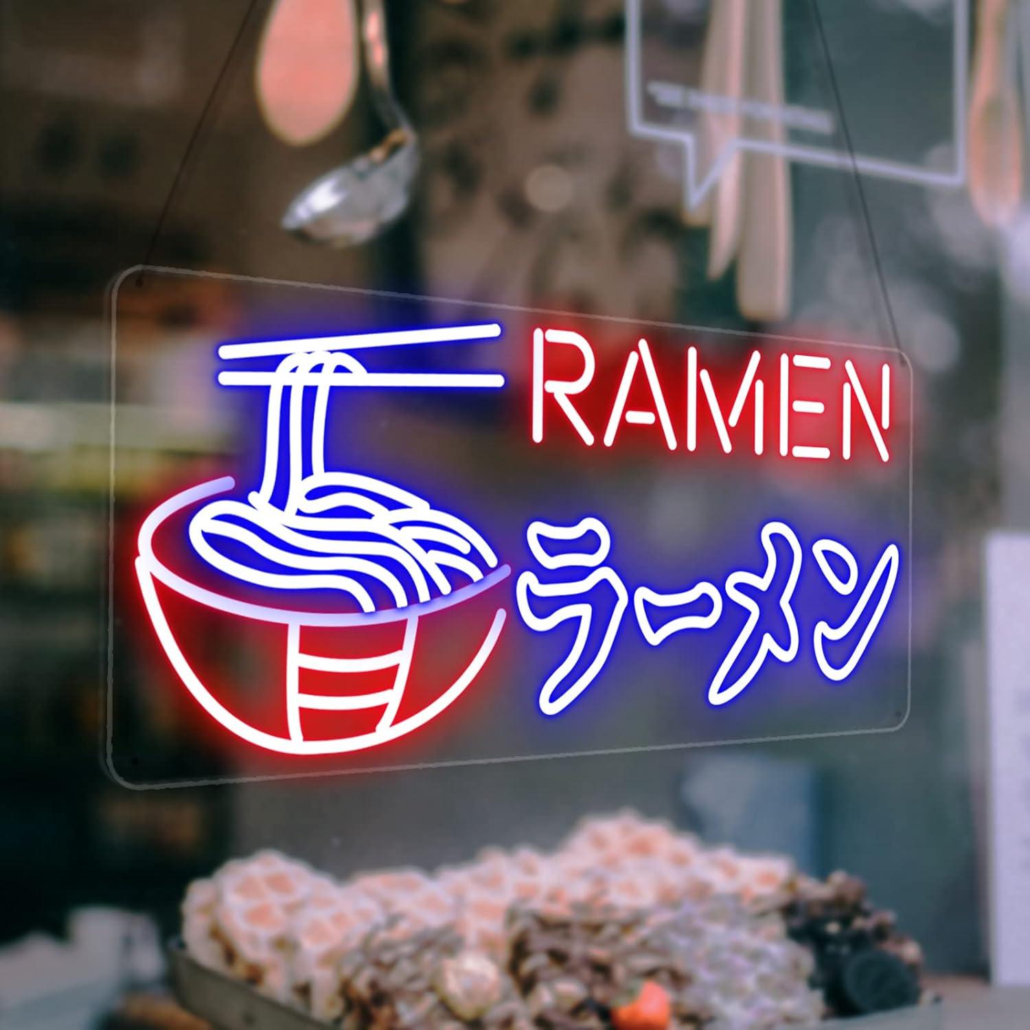Japanese Ramen Neon Sign (LED) 20inx9in