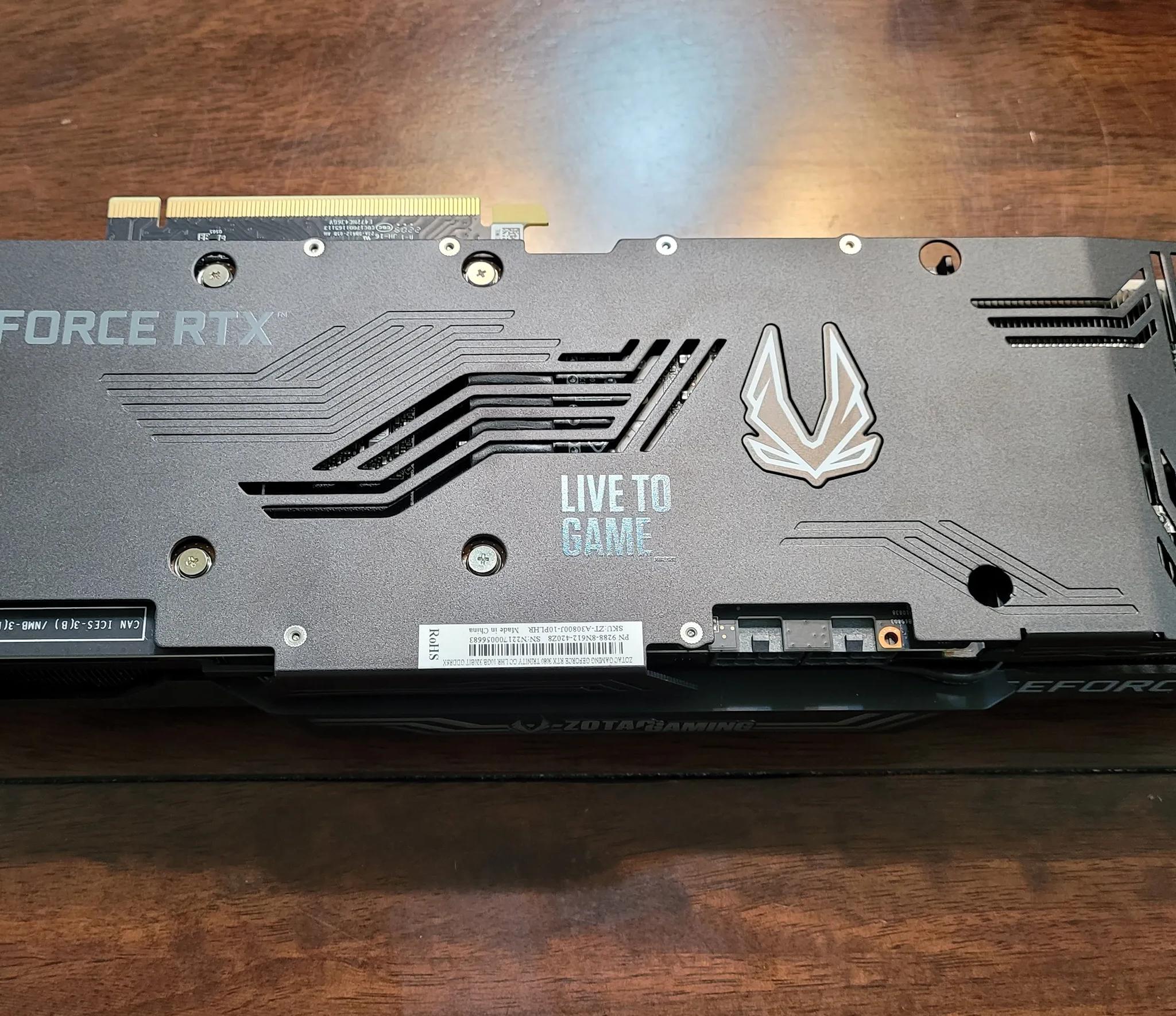 ZOTAC RTX 3080 Trinity OC LHR (Display randomly turns off)