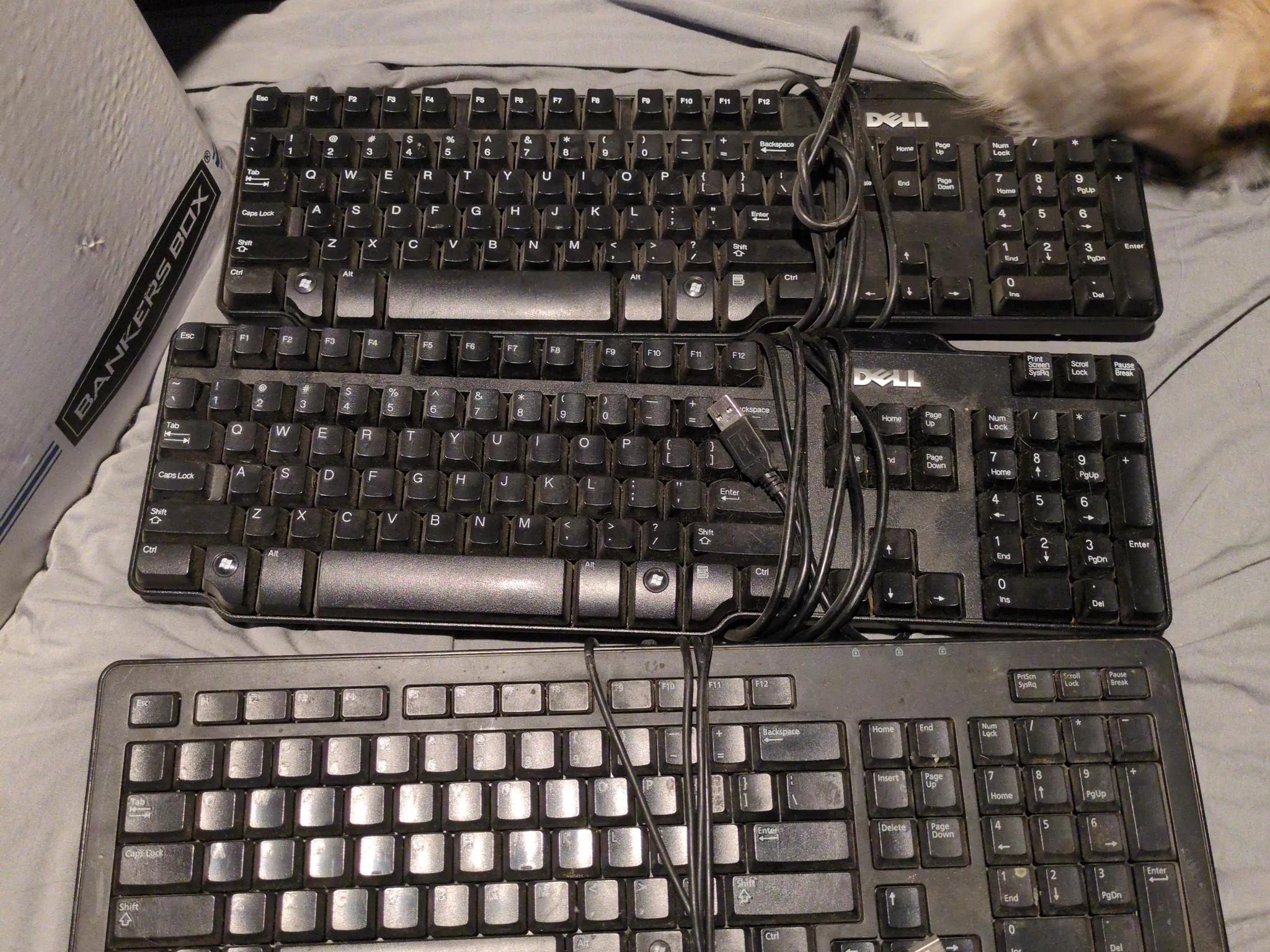3x Dell Keyboard
