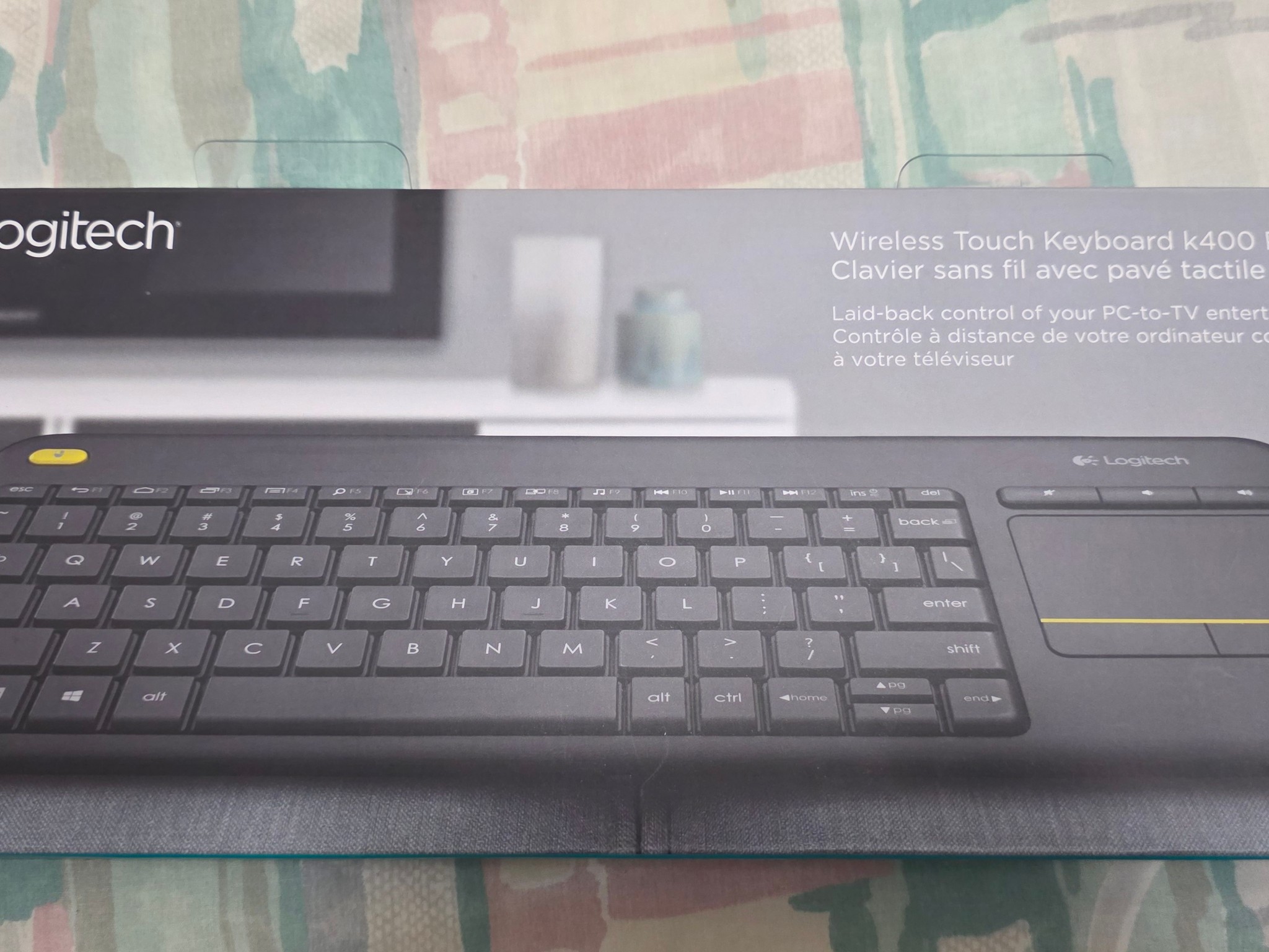 Logitech K400 Plus Wireless Touch TV Keyboard with Easy Media Control