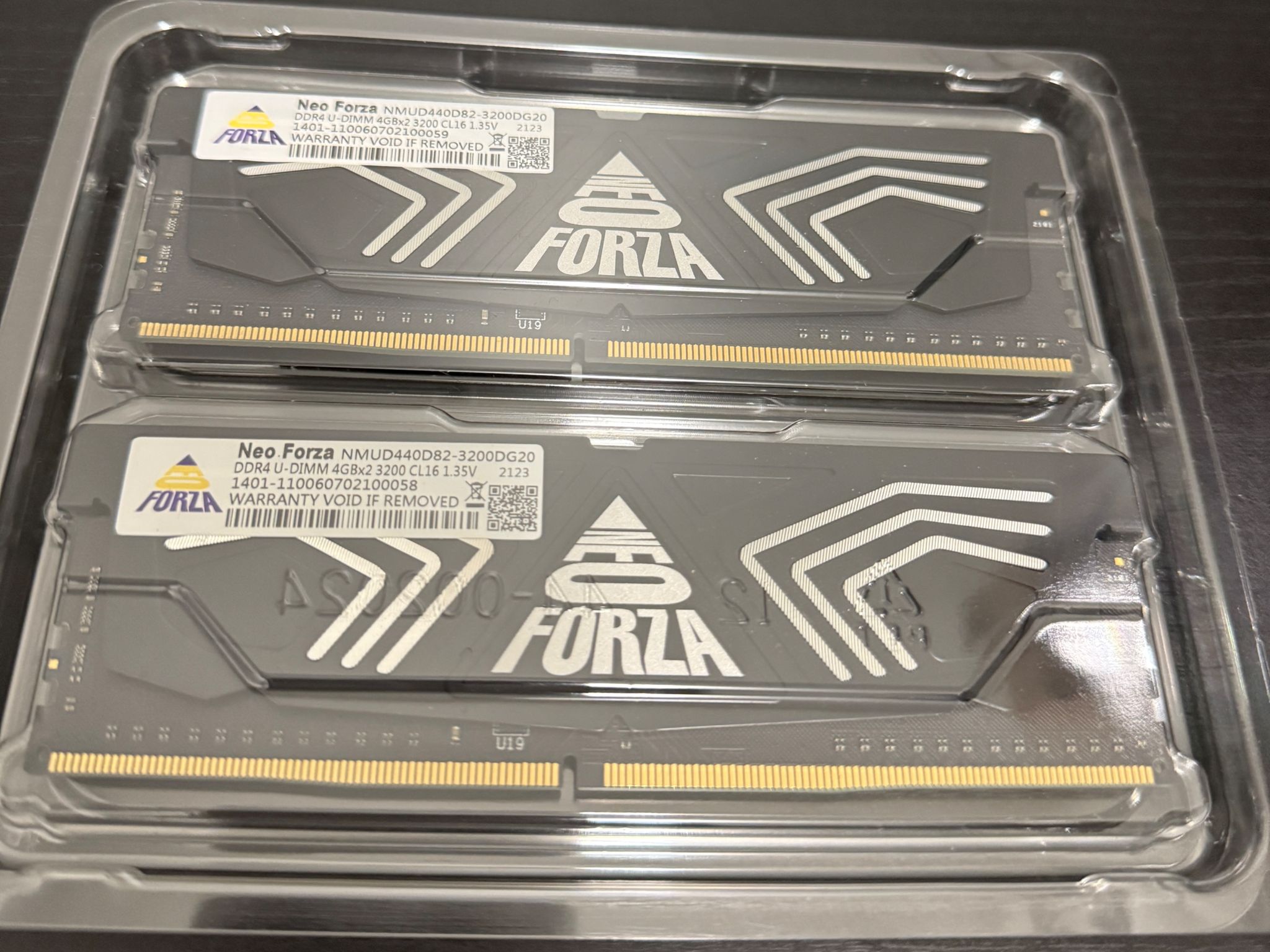 8GB DDR4 3200mhz RAM (4x2)