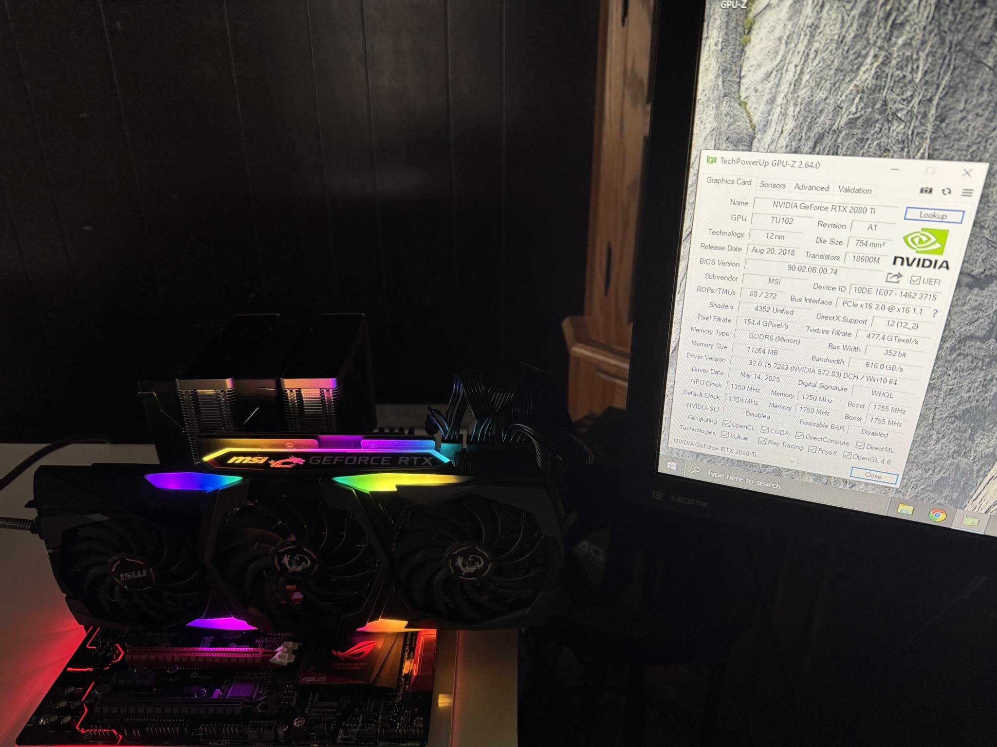 MSI RTX 2080 Ti Gaming X Trio 11G - Excellent Condition - High Refresh 1440p Gaming! 2