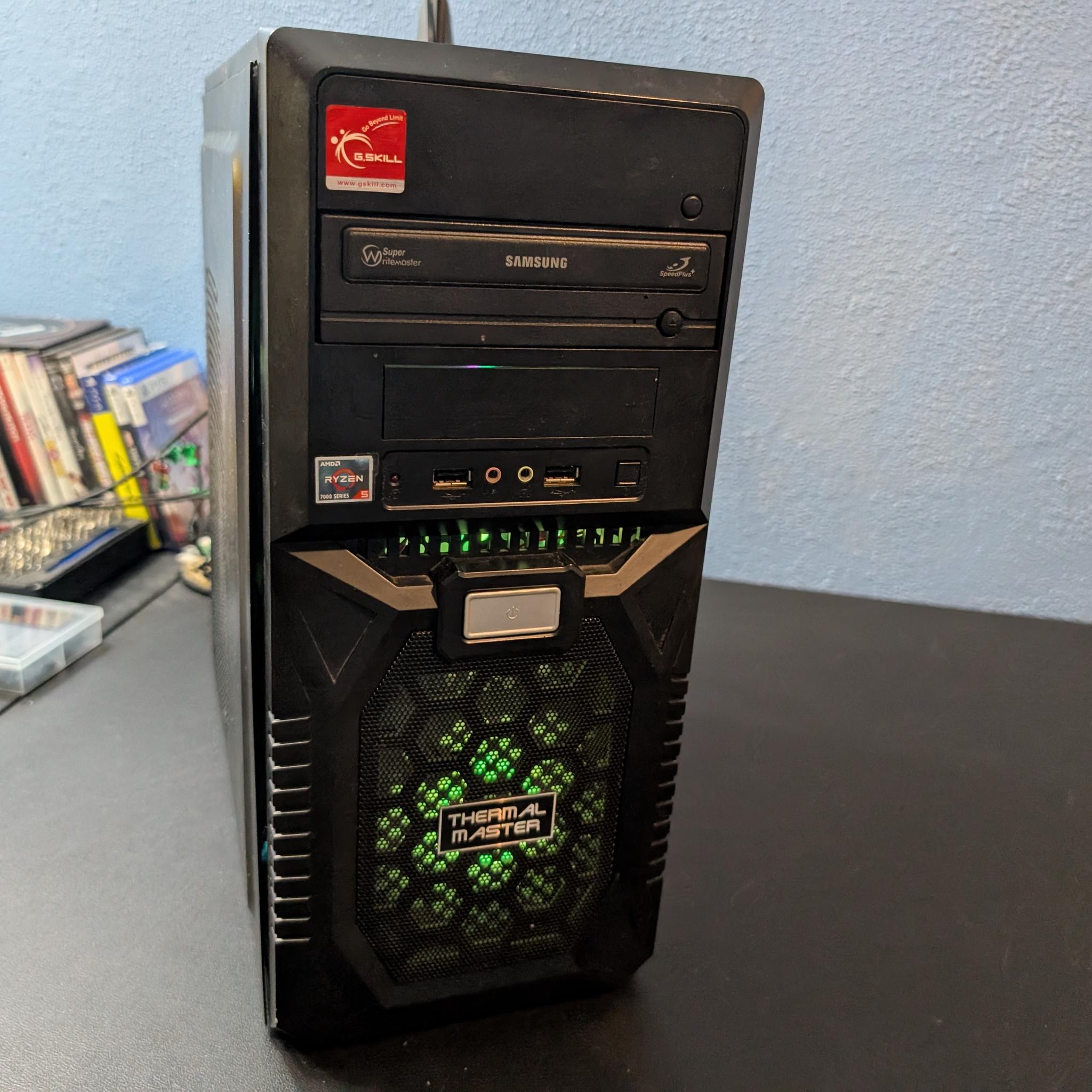 1440p All AMD Sleeper Gaming PC | AMD 7600x, 9060 XT (16GB) | 32GB RAM | 1TB SSD | Win. 11 PRO