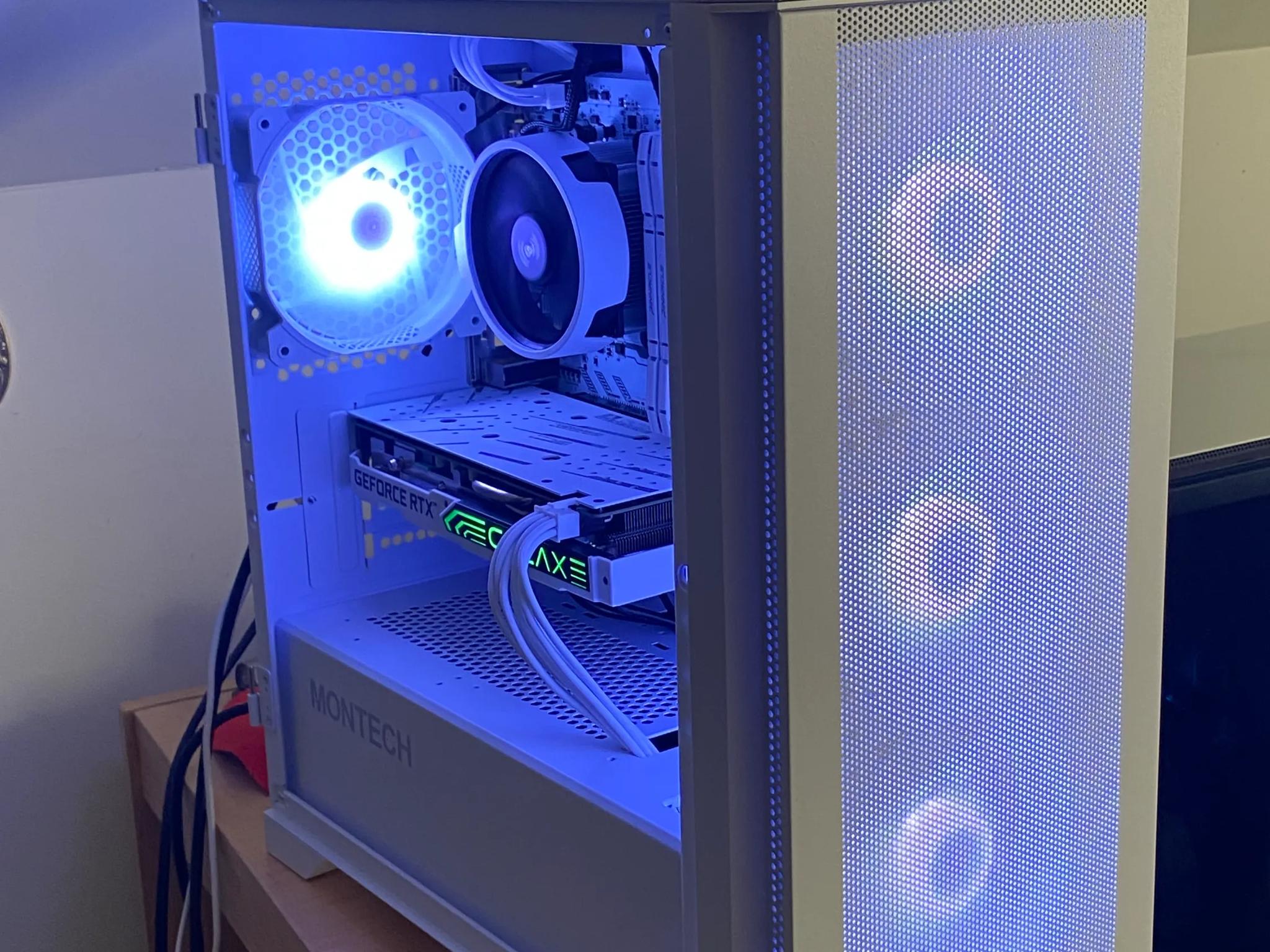White RTX Gaming PC