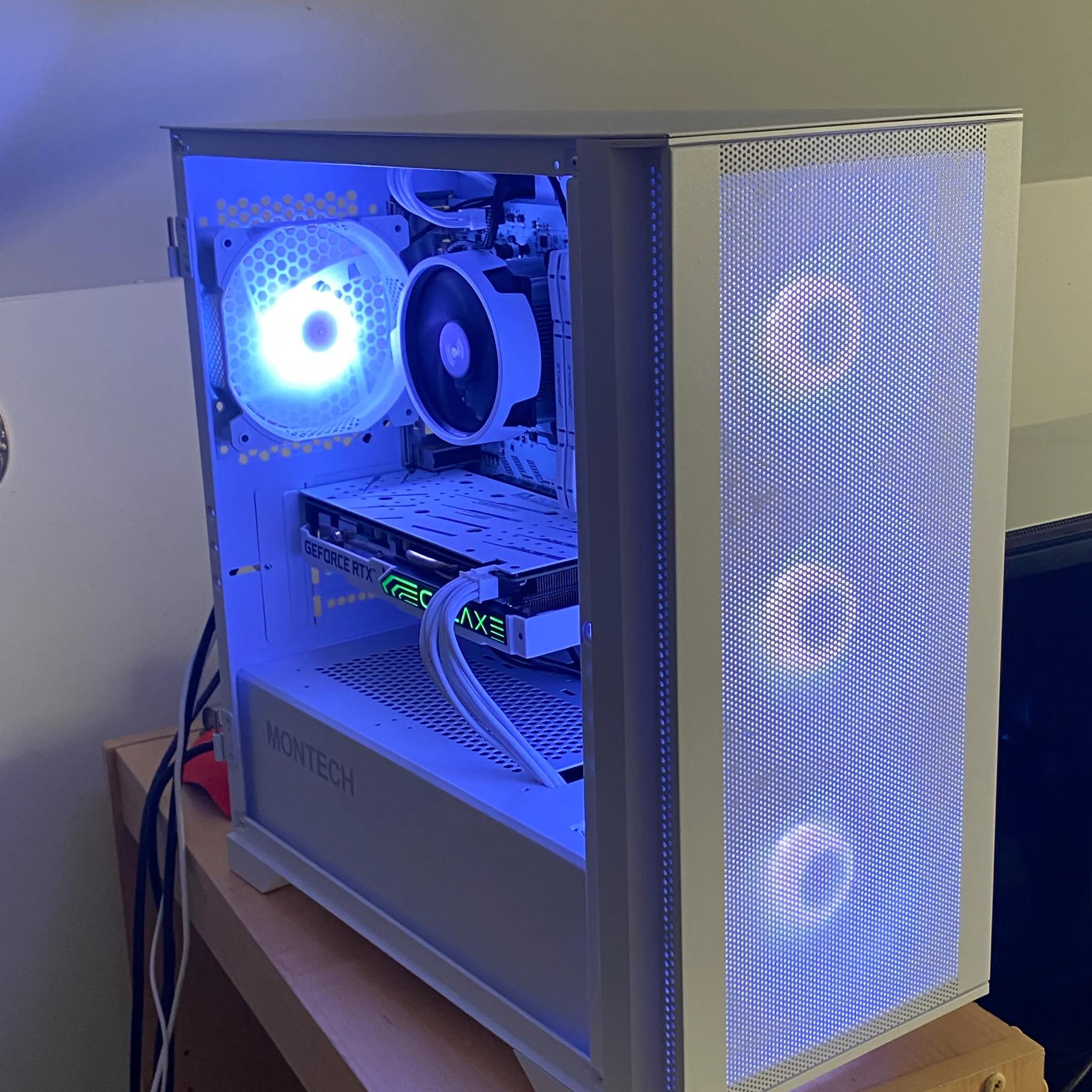 White RTX Gaming PC
