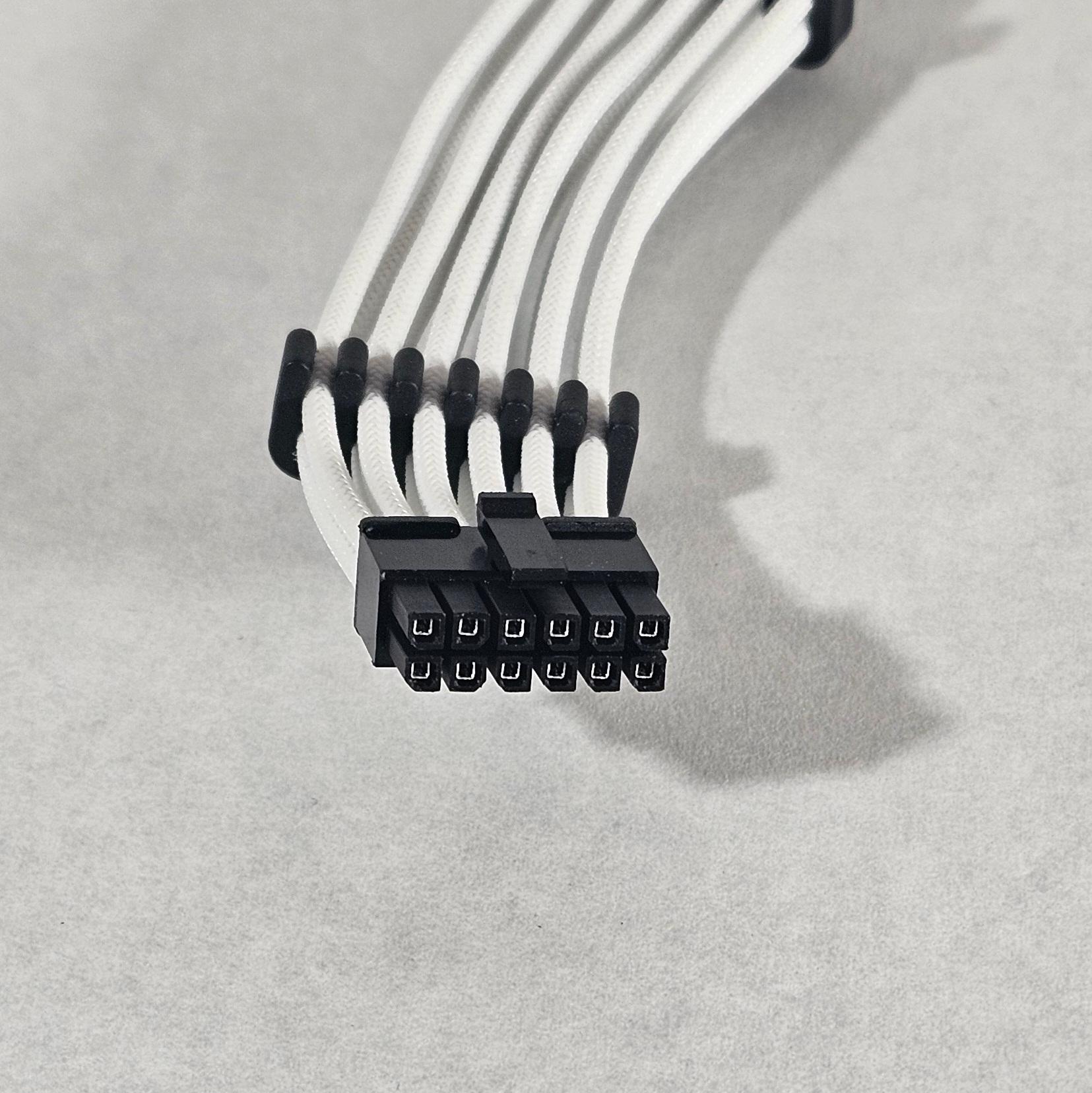 600W Watt GPU White Extension Cable