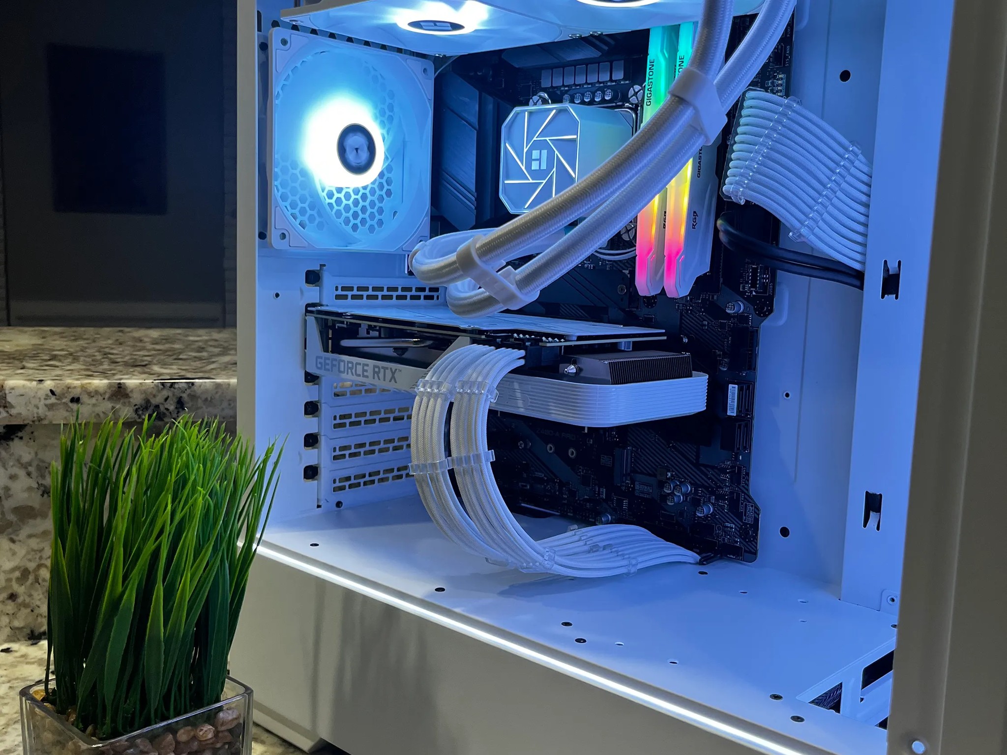White RGB Gaming PC: i7-10700KF, ASUS RTX 3060 Ti OC 8 GB Graphics Card, 32GB Of Ram & 1TB NVME