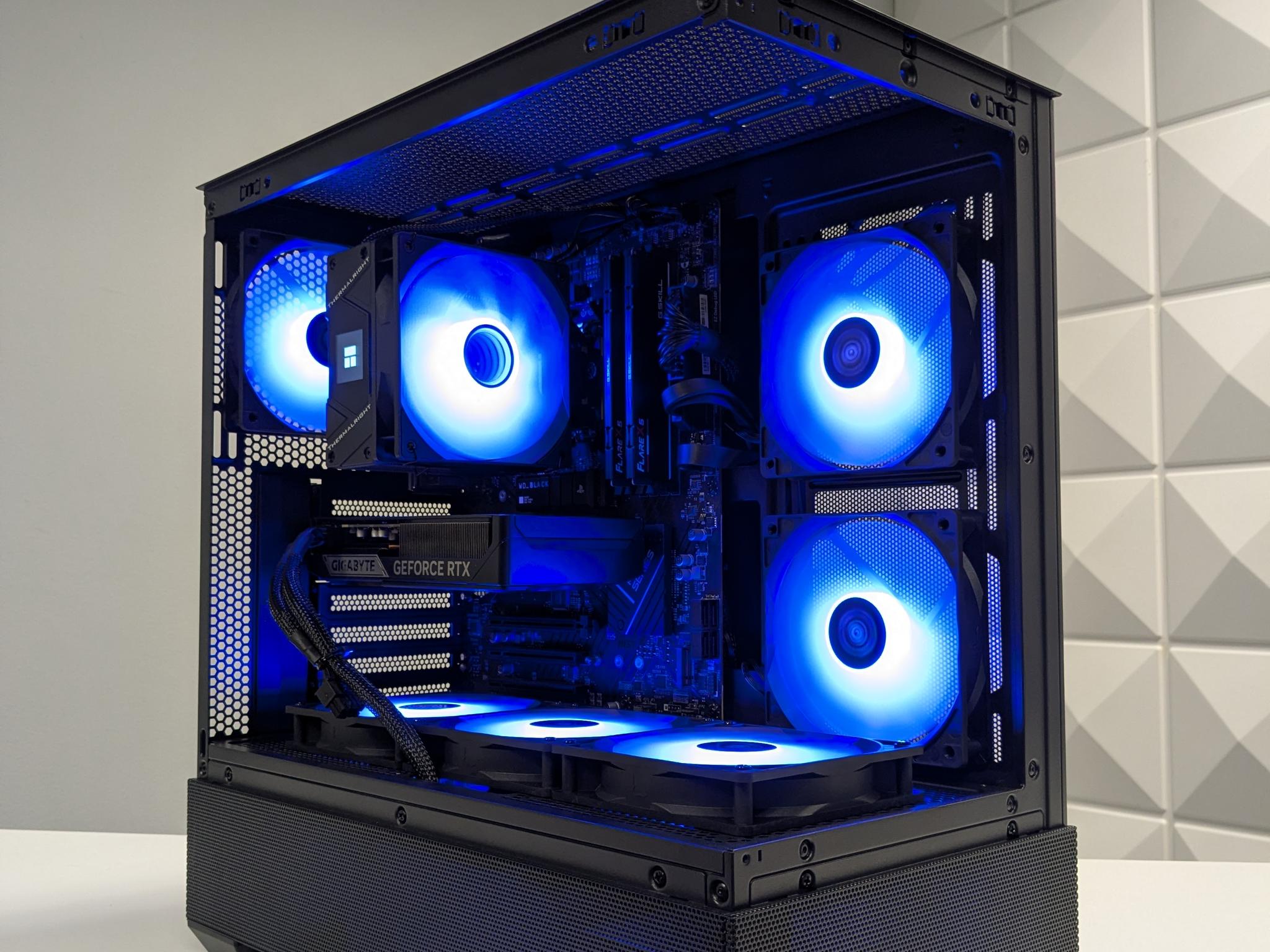 Black RGB Gaming PC - RTX 5060 Ti 8GB - Intel i5 13400F