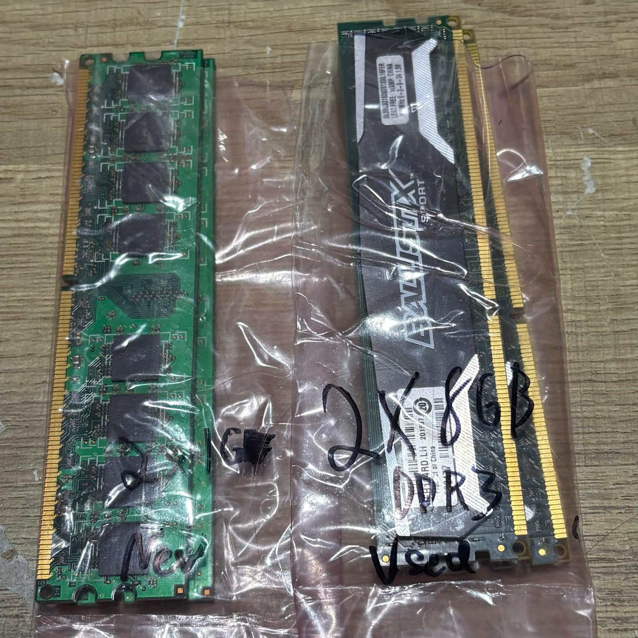 DDR3 & DDR2 Desktop RAM Lot | Corsair, Kingston HyperX, Crucial, Samsung, Hynix & More