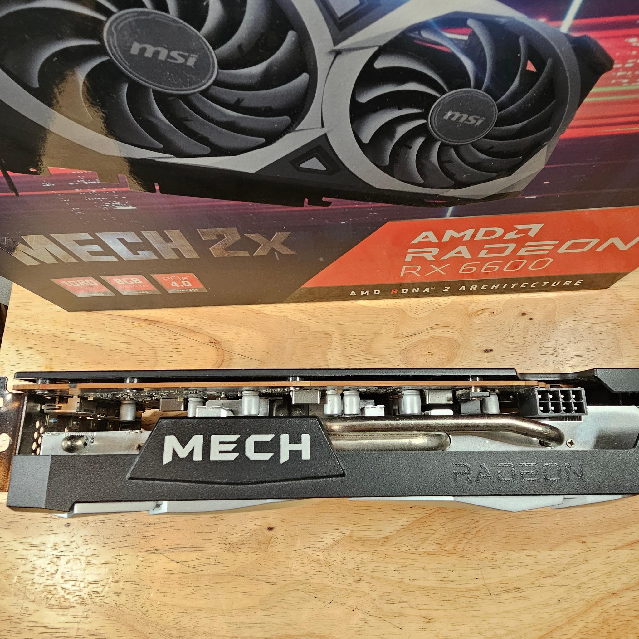 MSI Radeon RX 6600 MECH 2X 8G